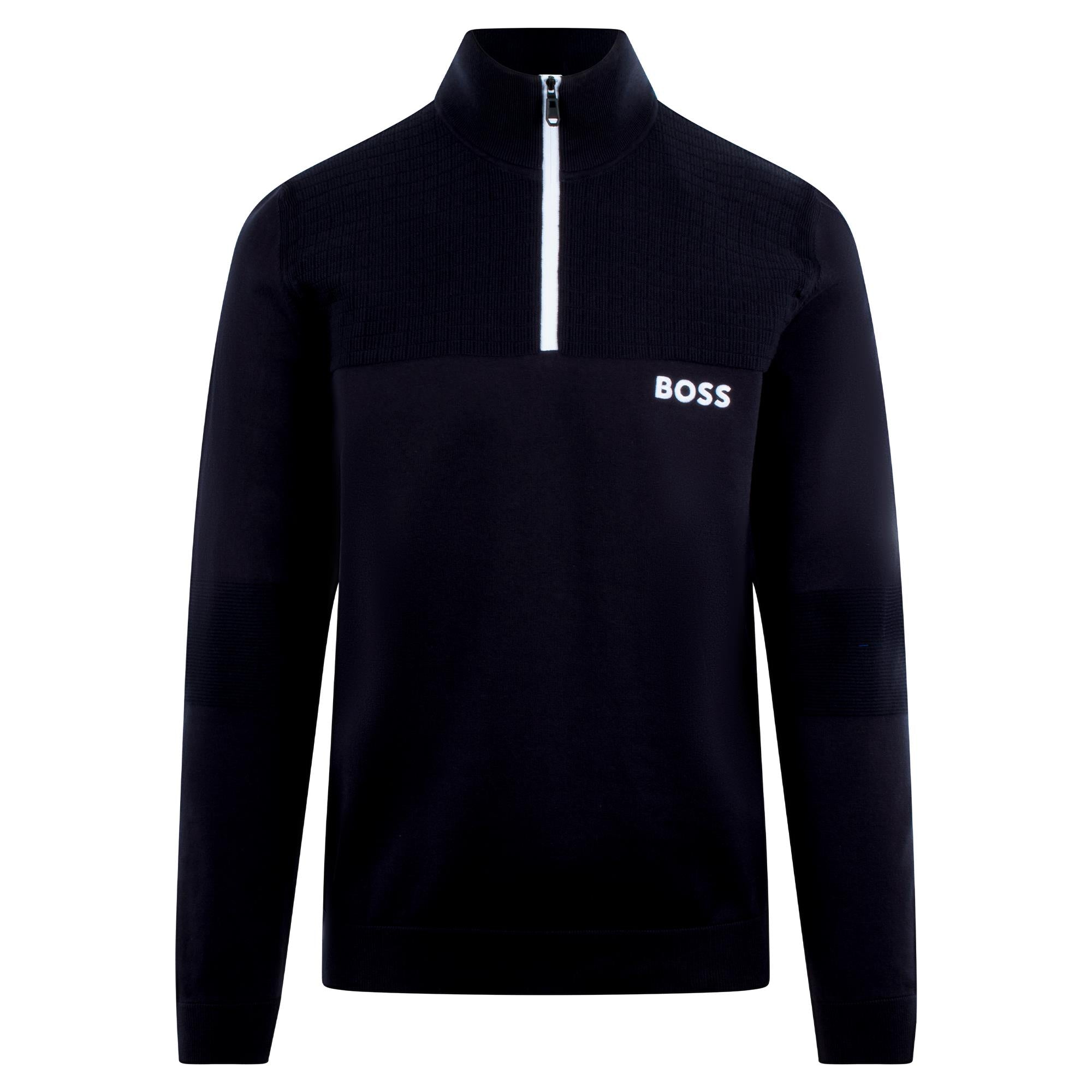 Boss K_Hydro QZ-1 Mens Sweater Dark Blue