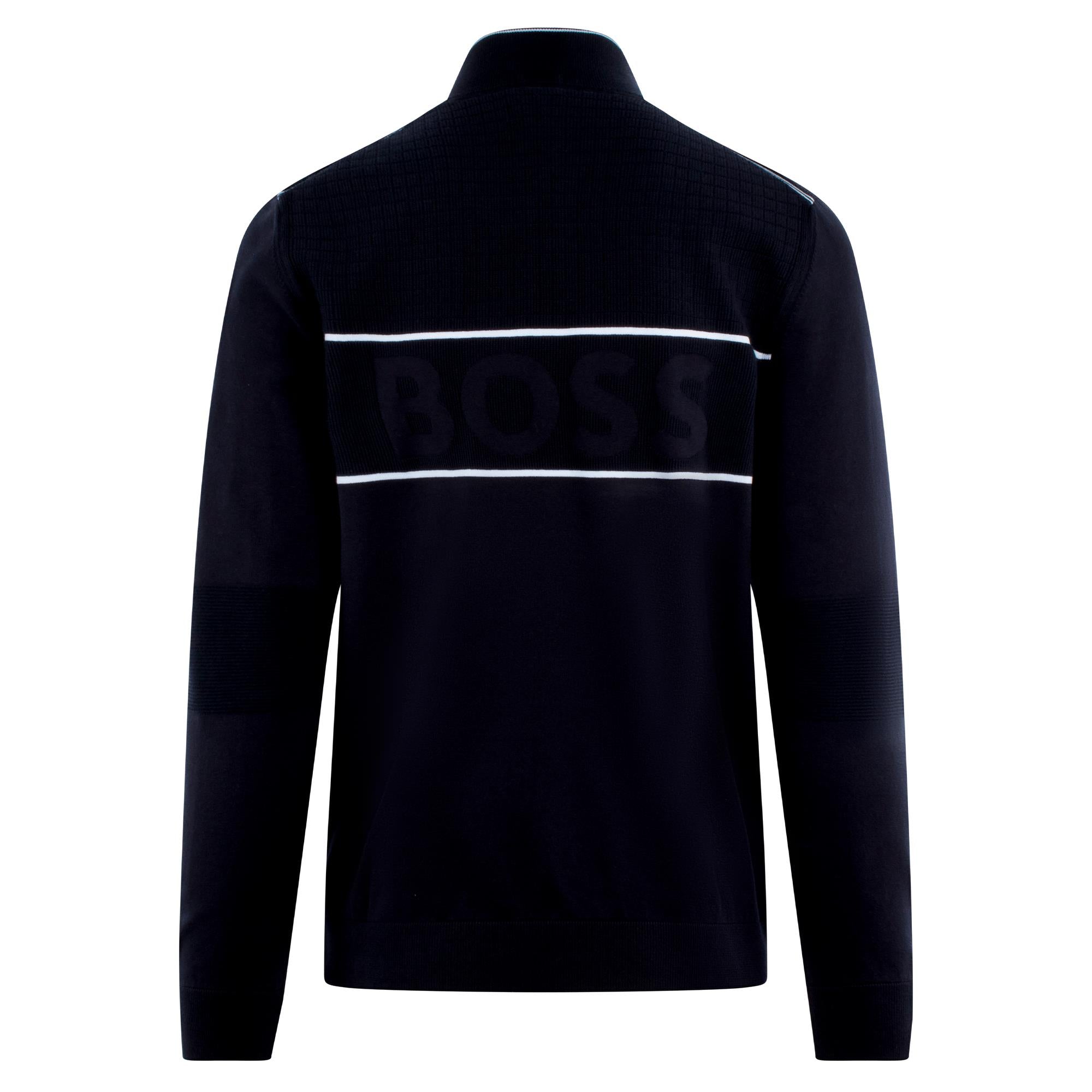 Boss K_Hydro QZ-1 Mens Sweater Dark Blue