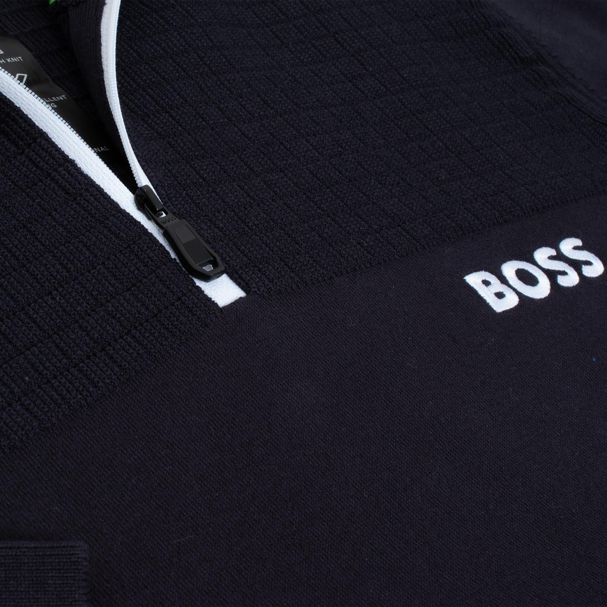 Boss K_Hydro QZ-1 Mens Sweater Dark Blue