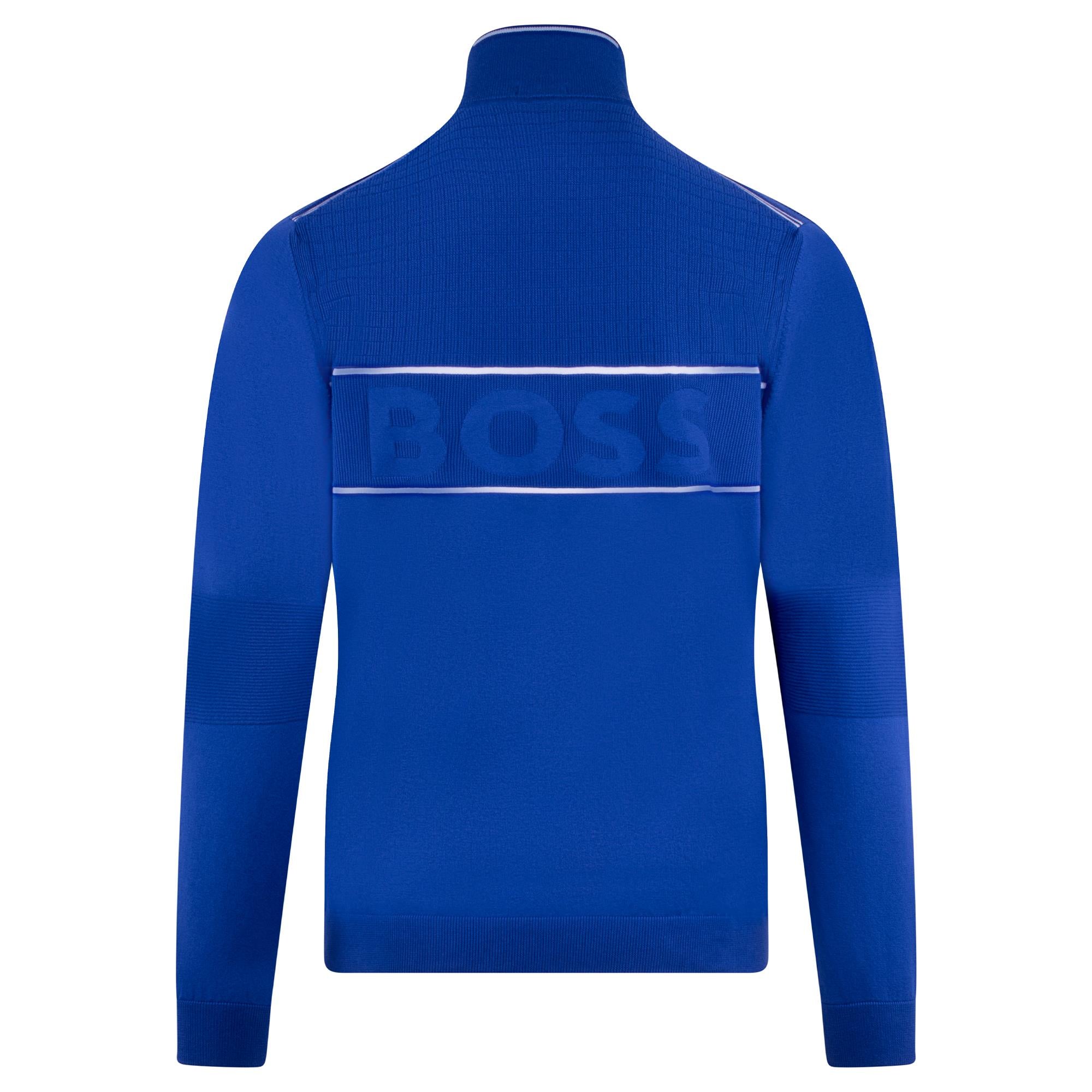 Boss K_Hydro QZ-1 Mens Sweater Medium Blue