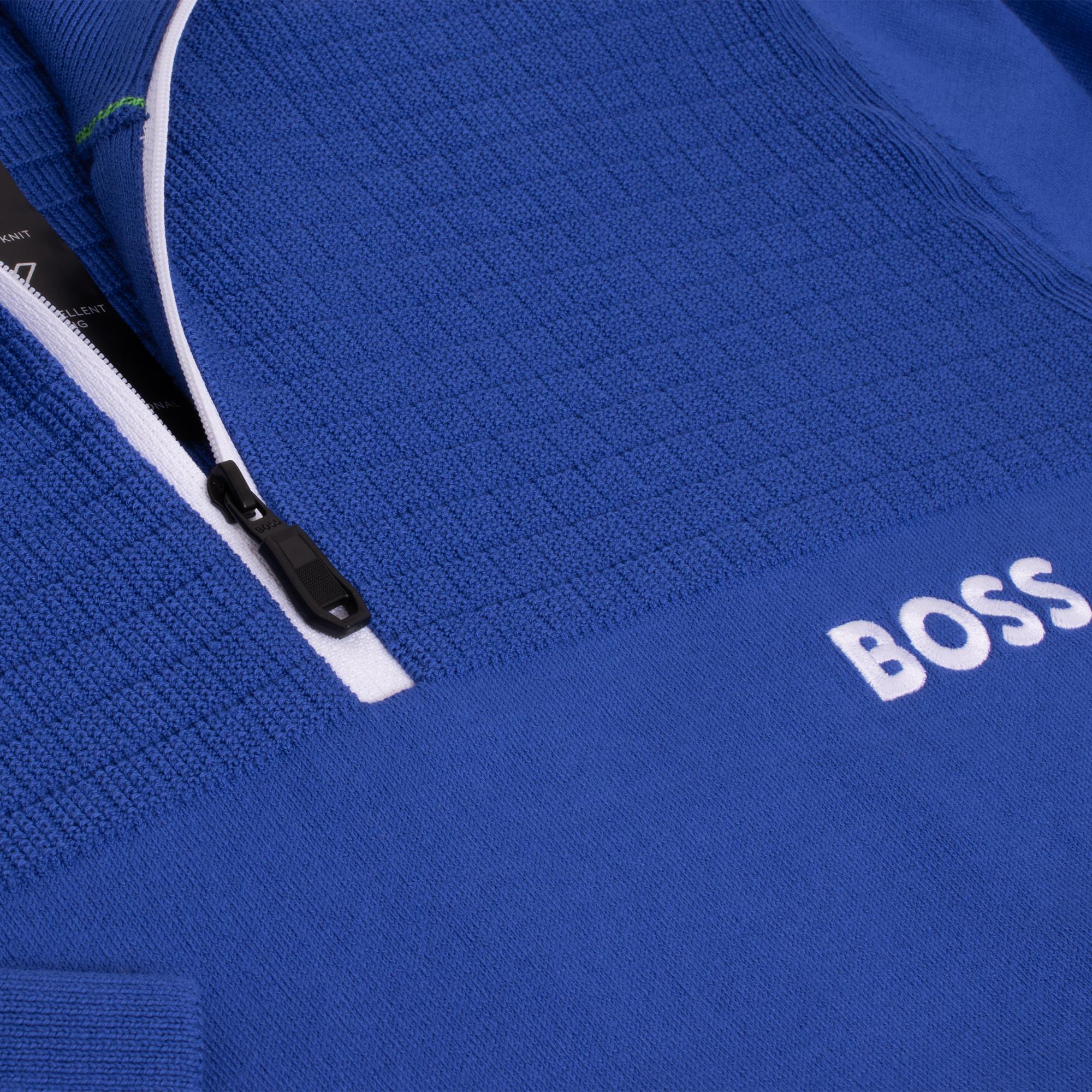 Boss K_Hydro QZ-1 Mens Sweater Medium Blue