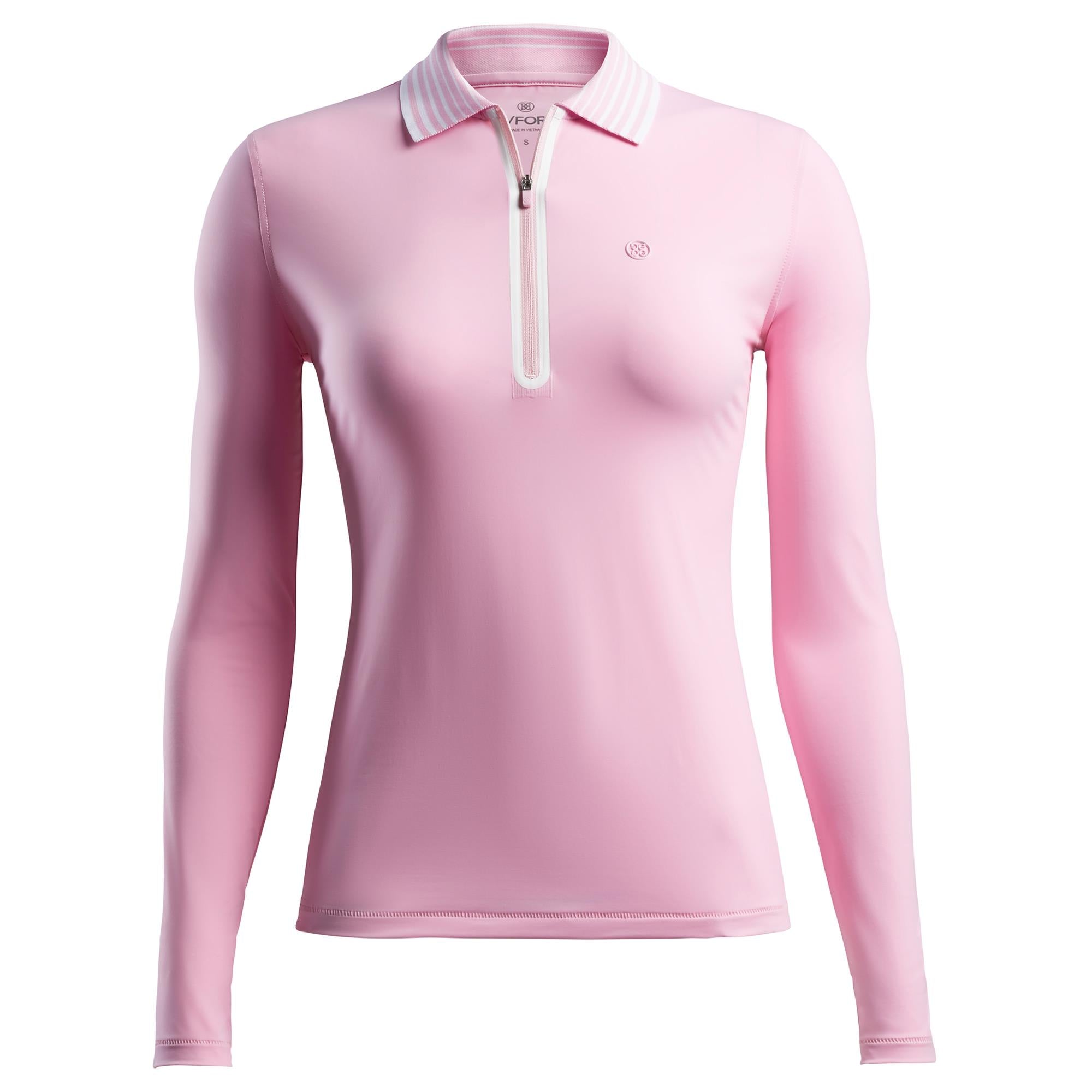 G/Fore Featherweight Ladies Zip Polo Shirt Lilac