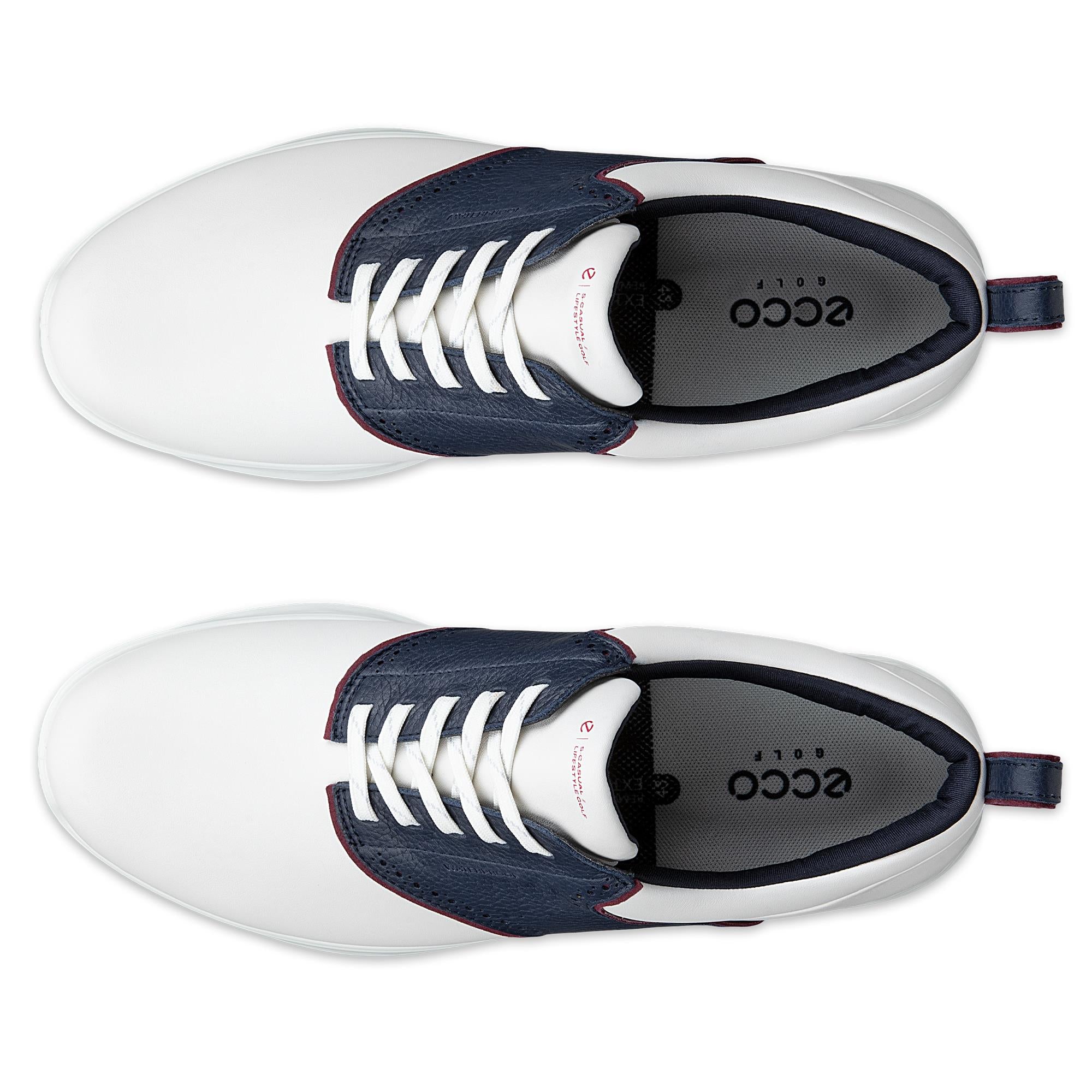 Ecco S-Casual Mens Golf Shoes White/Marine