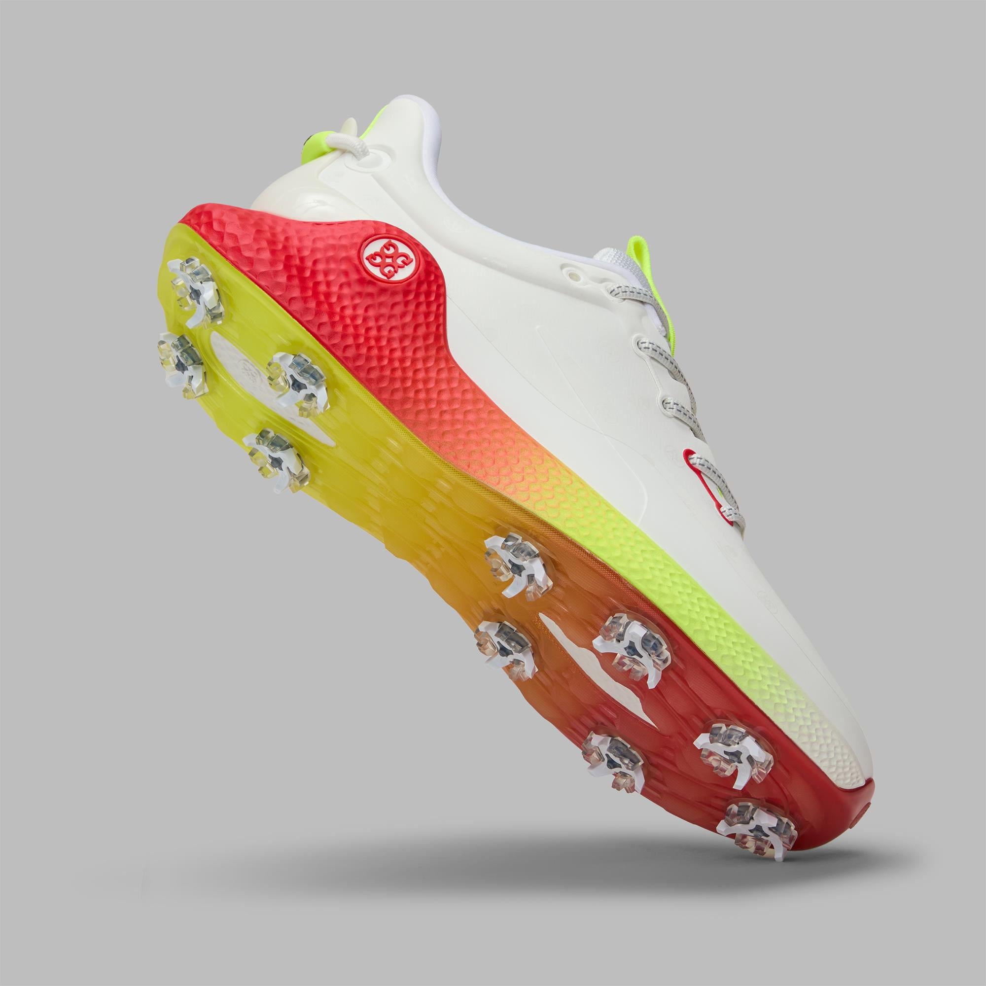 G/FORE G/LOCK Skull & Tee's Embossed MG4+O2 Mens Golf Shoes Snow/Multi