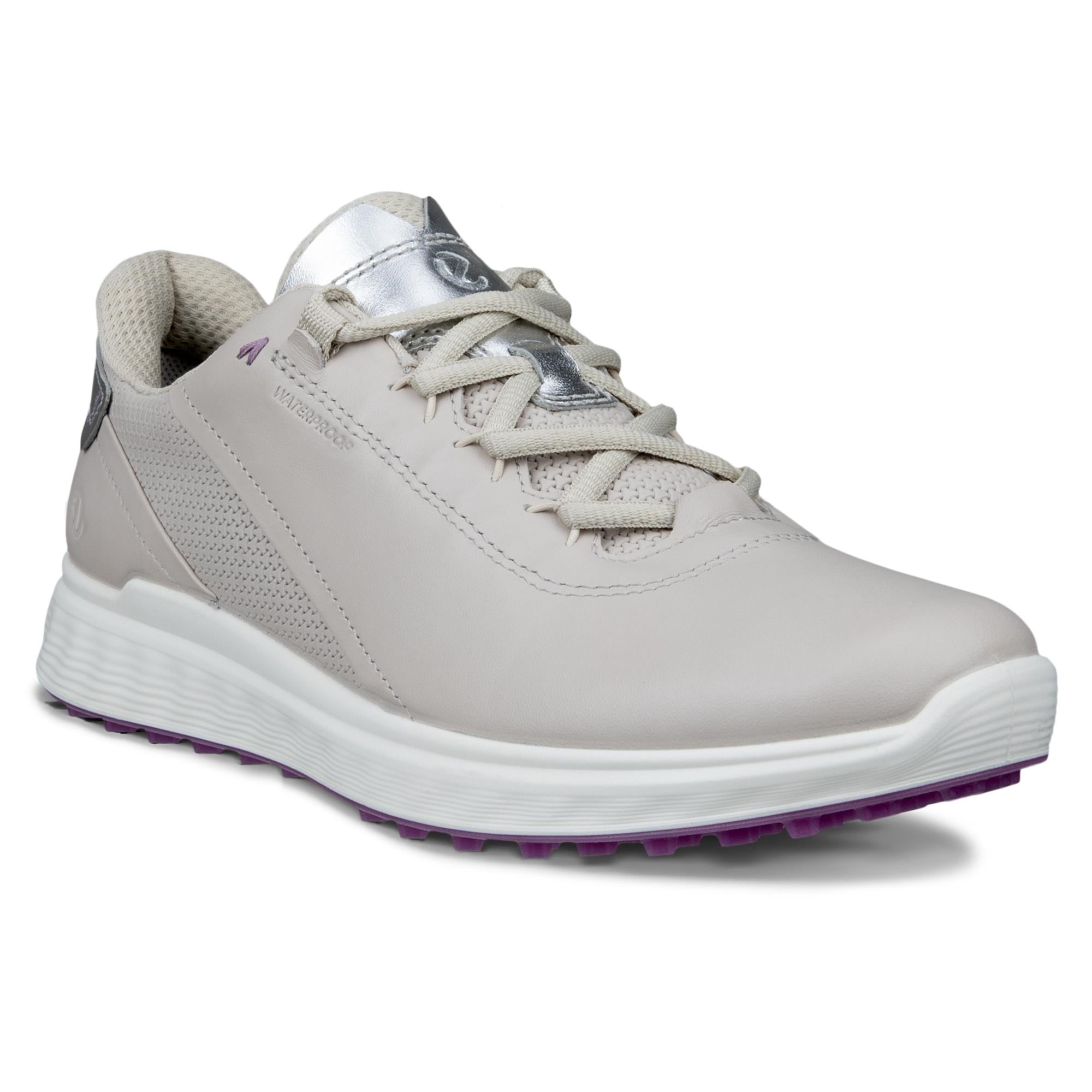 Ecco S-Casual Ladies Golf Shoes Gravel/Silver Metalic