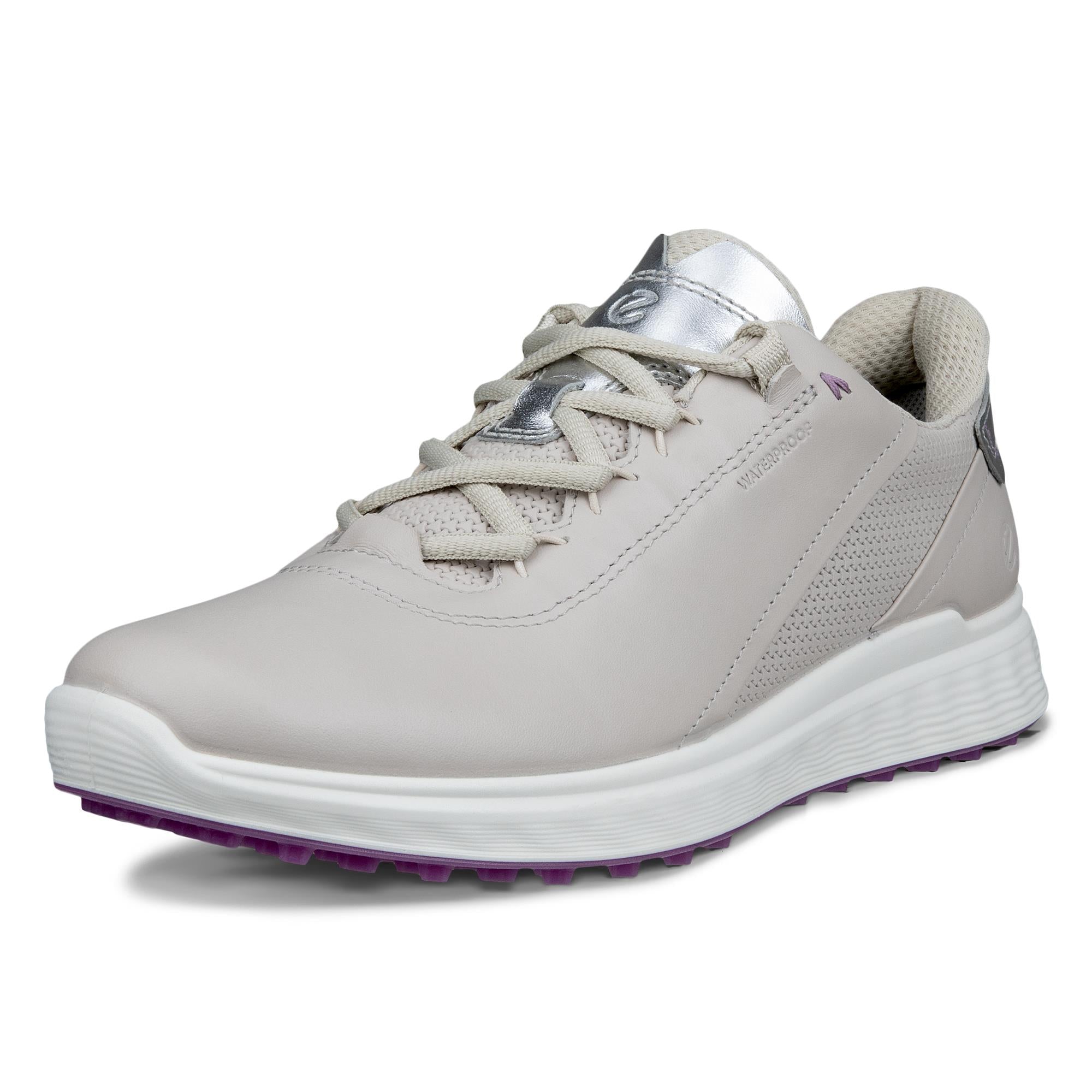 Ecco S-Casual Ladies Golf Shoes Gravel/Silver Metalic