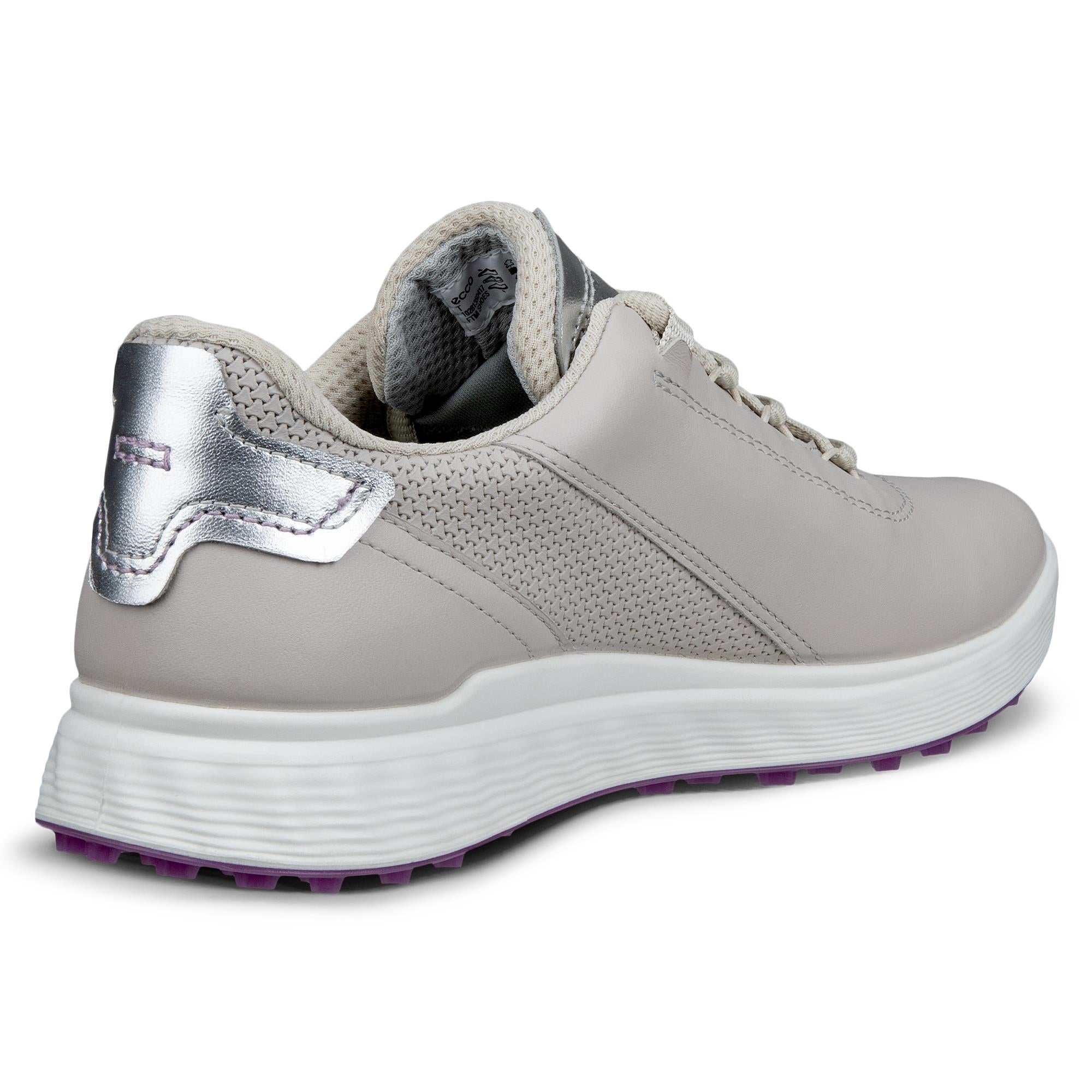 Ecco S-Casual Ladies Golf Shoes Gravel/Silver Metalic