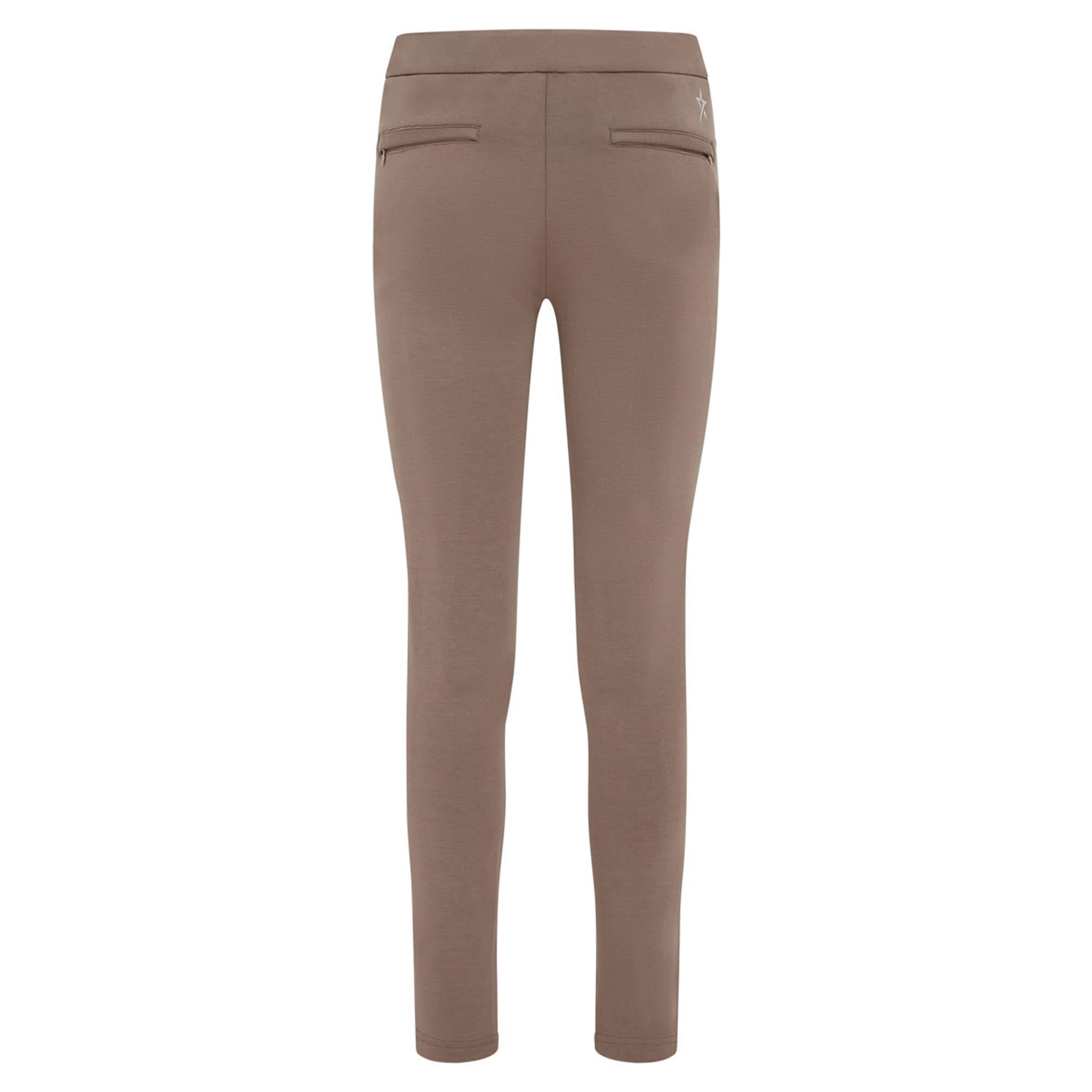 Swing Out Sister Amber Thermal Pull On Ladies Golf Trousers Walnut Whip 29 Inch