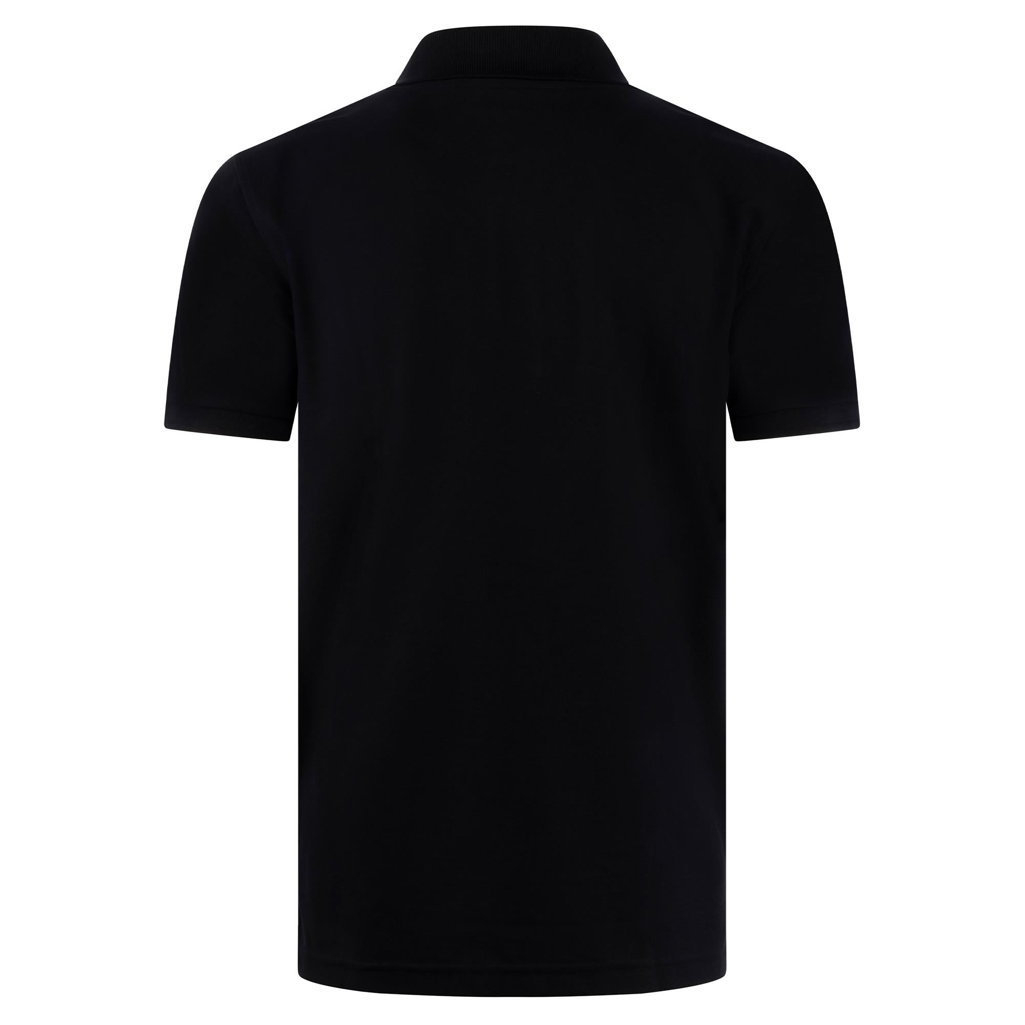 Psycho Bunny Auguste Pique Mens Polo Shirt Black