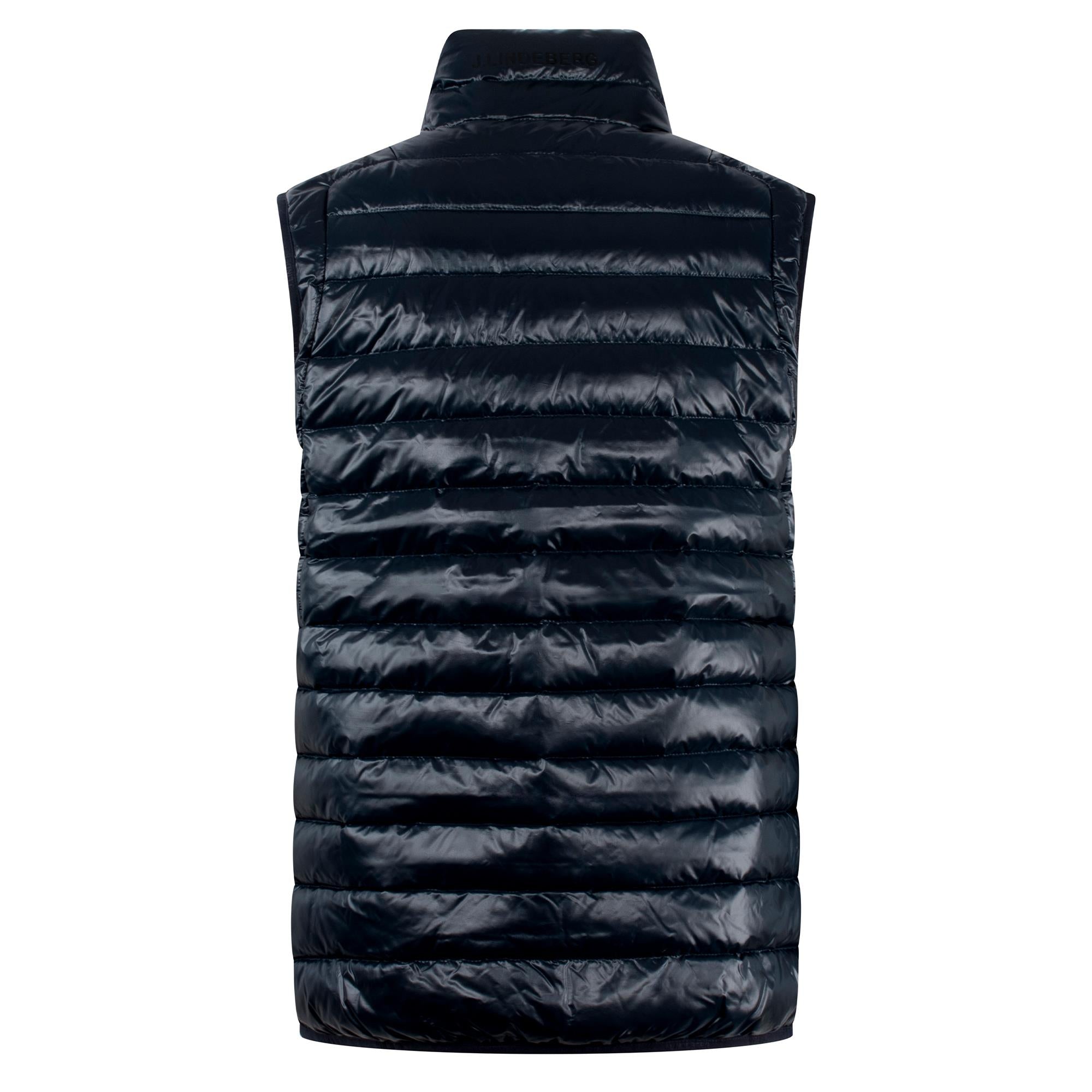 J Lindeberg Oden Light Down Mens Vest Navy