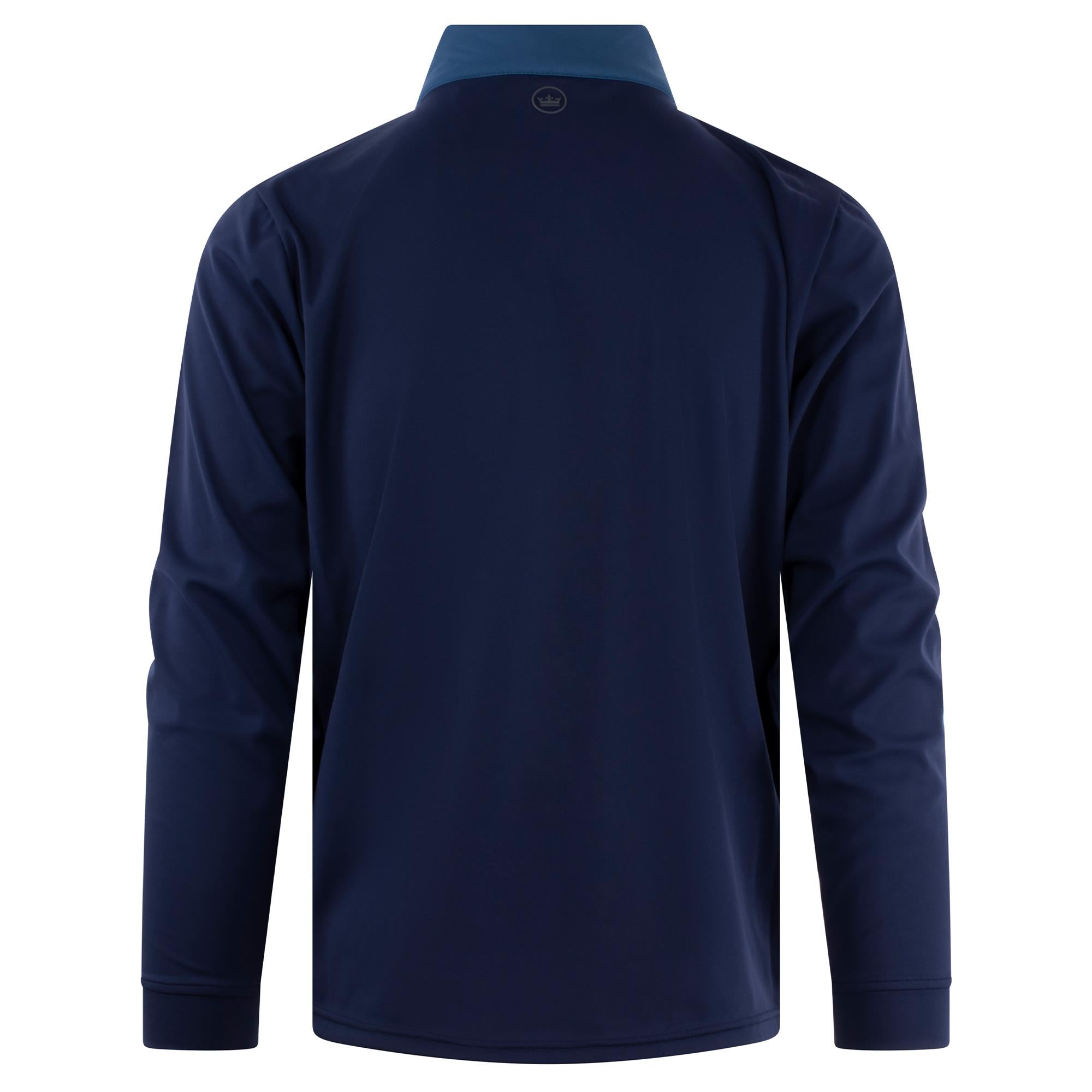 Peter Millar Weld Half Zip Hybrid Mens Golf Jacket Navy/Blue Haze