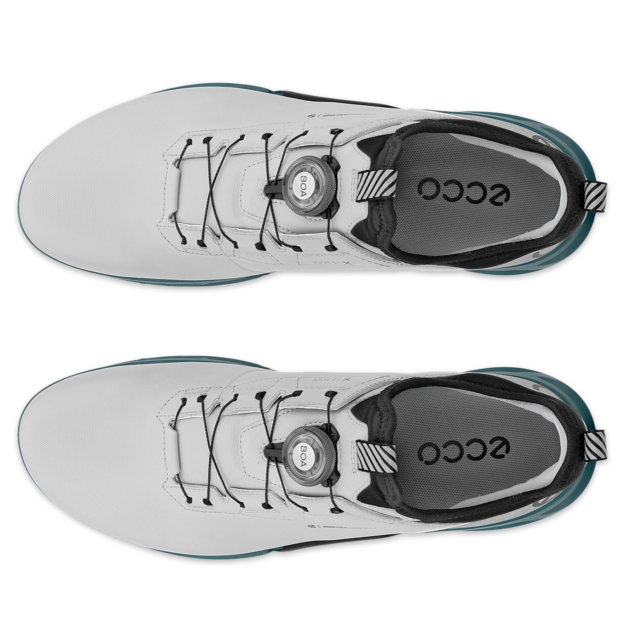 Ecco Biom C4 BOA Gore-Tex Mens Golf Shoe Concrete/Bay Green