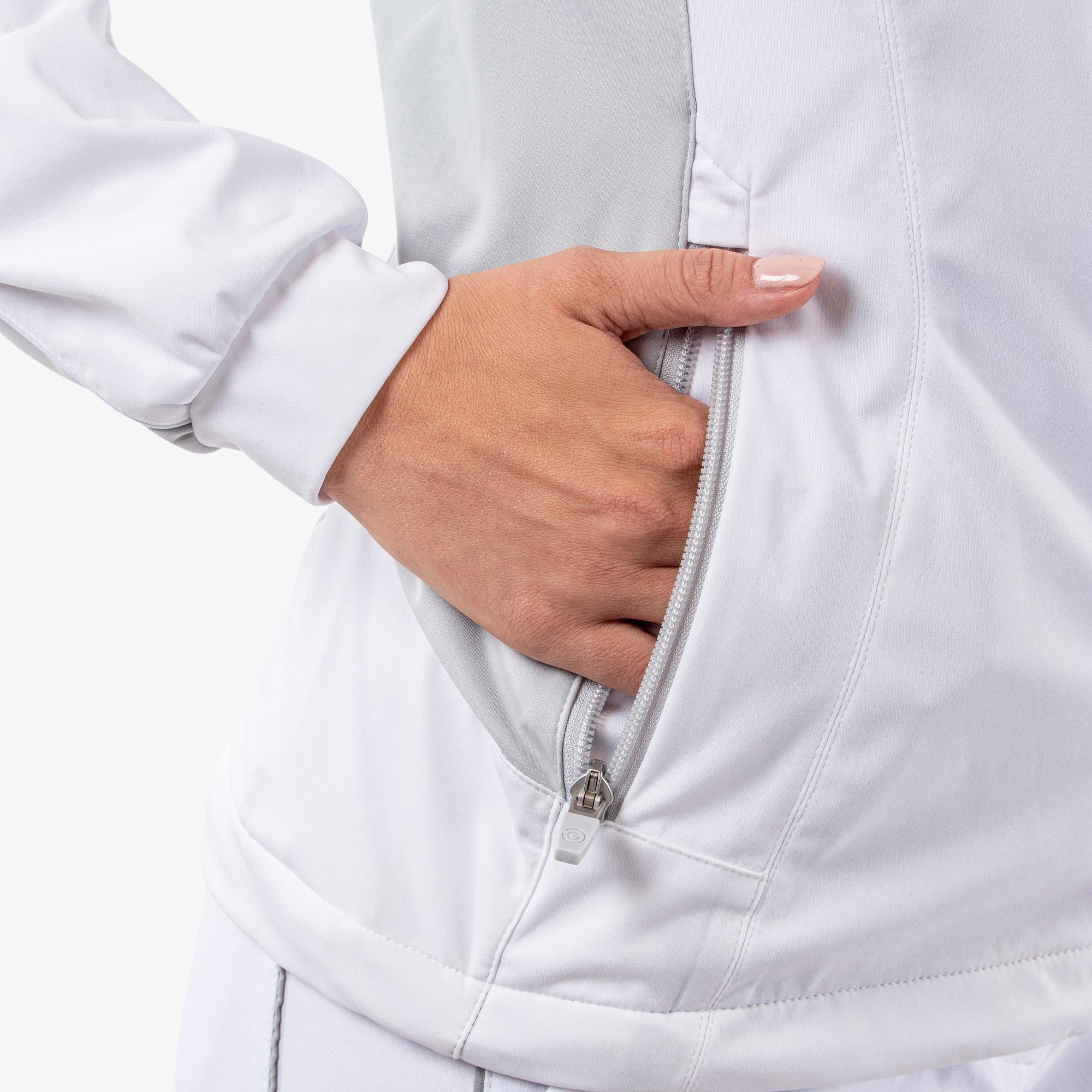 Galvin Green Larissa Interface-1 Ladies Golf Windstopper White/Cool Grey