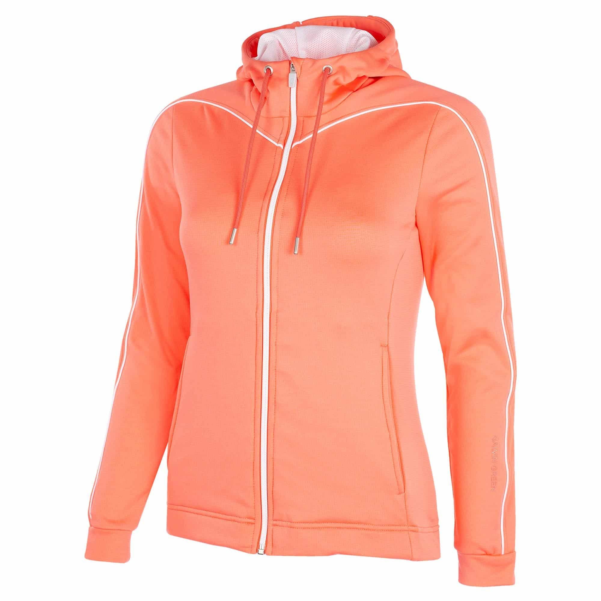 Galvin Green Donna Insula Ladies Golf Jacket Coral