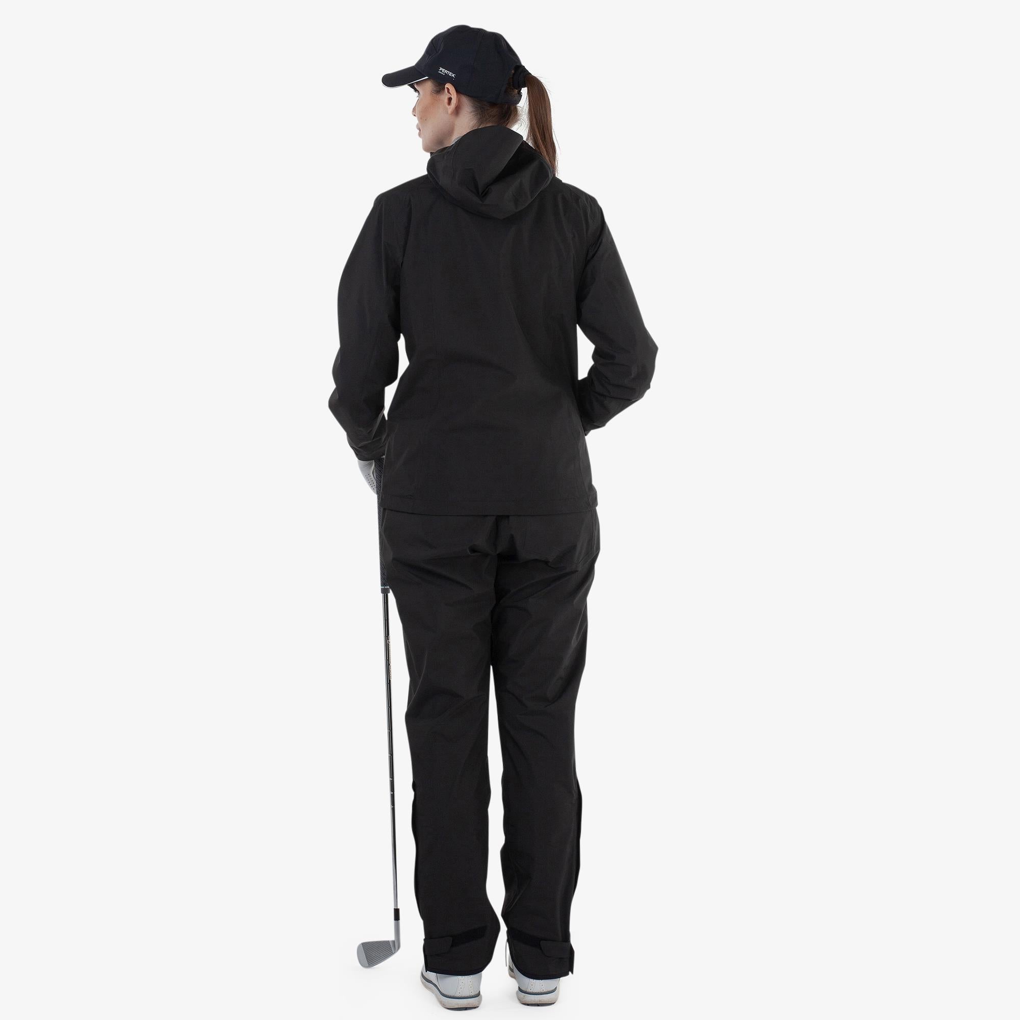 Galvin Green Andrea Dryvr Pertex Ladies Waterproof Golf Jacket Black