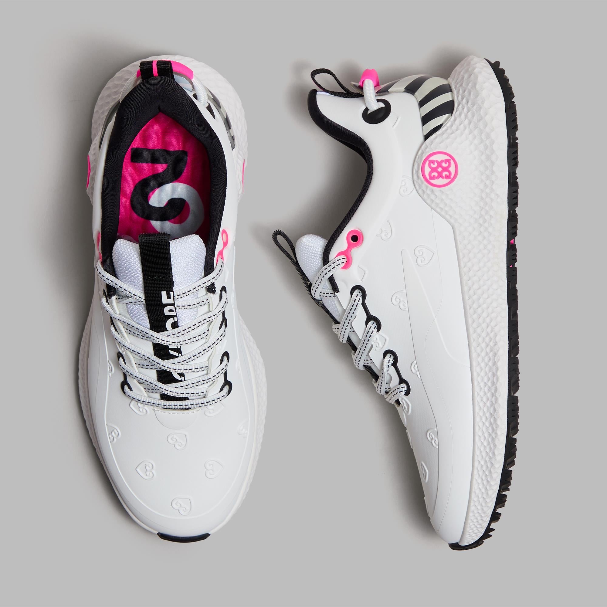 G/FORE MG4+ O2 Embossed Heart G's Ladies Golf Shoes Snow