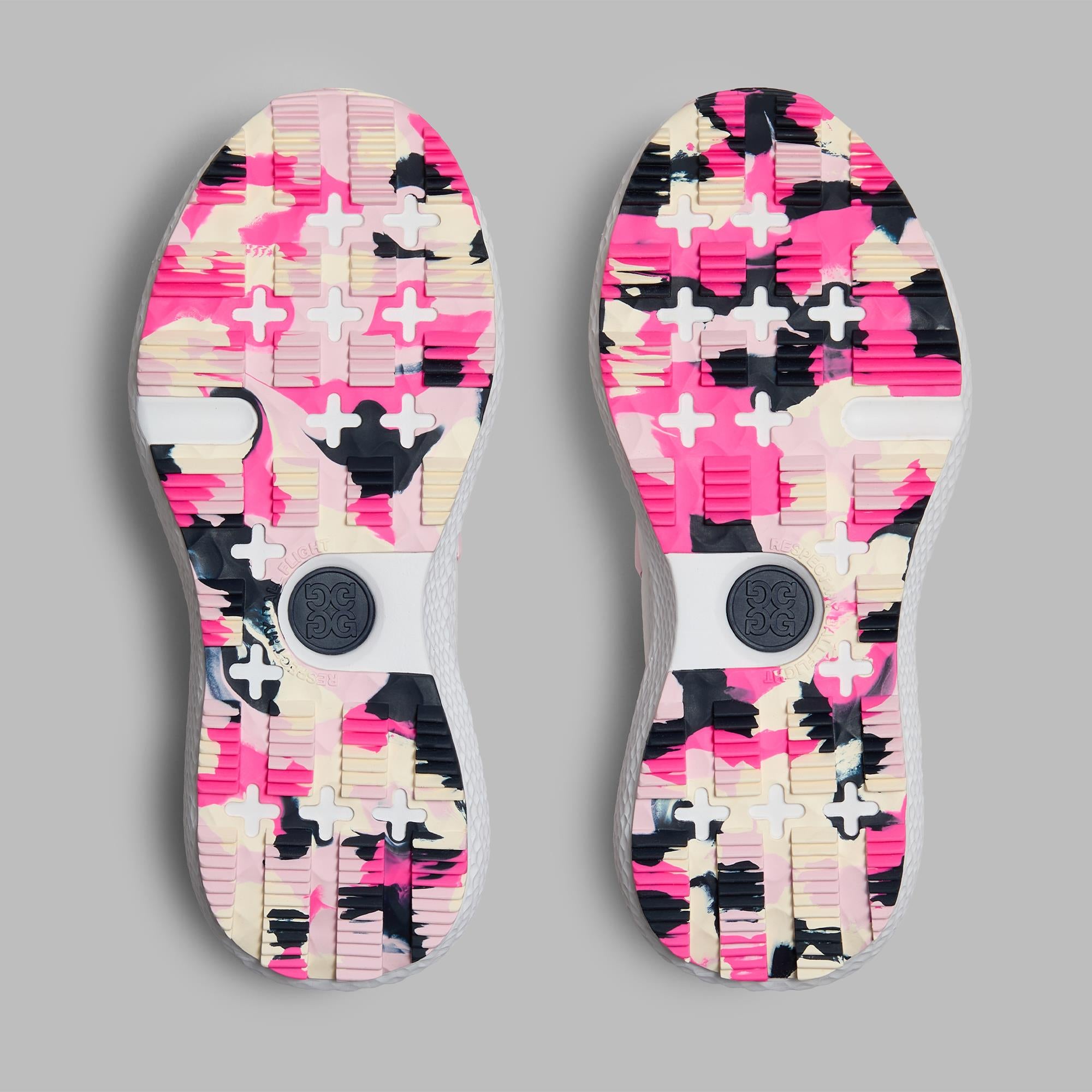 G/FORE MG4X2 Stippled Sole Ladies Golf Cross Shoe Snow/Blush