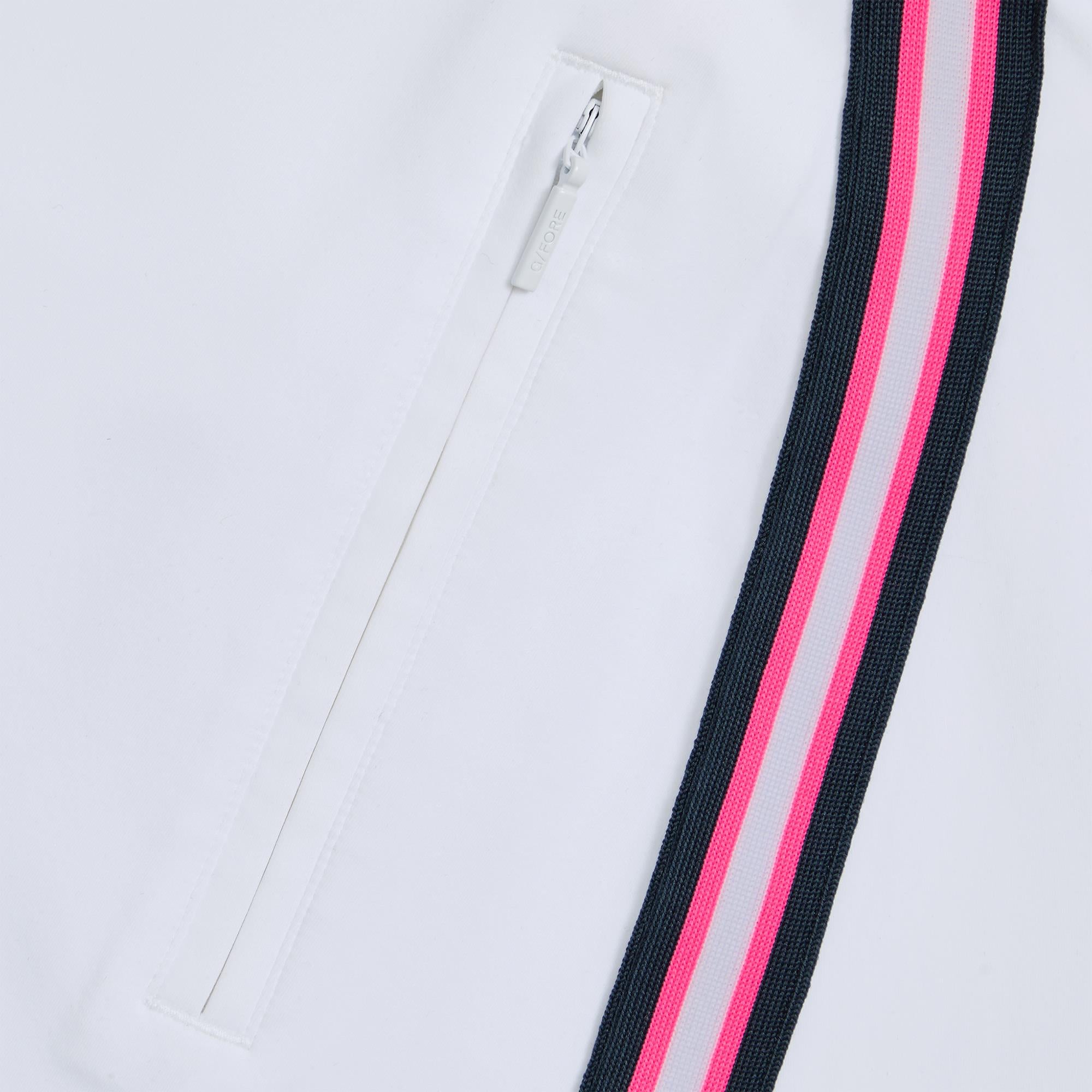 G/FORE Side Stripe Stretch Scuba Ladies Golf Skort Snow