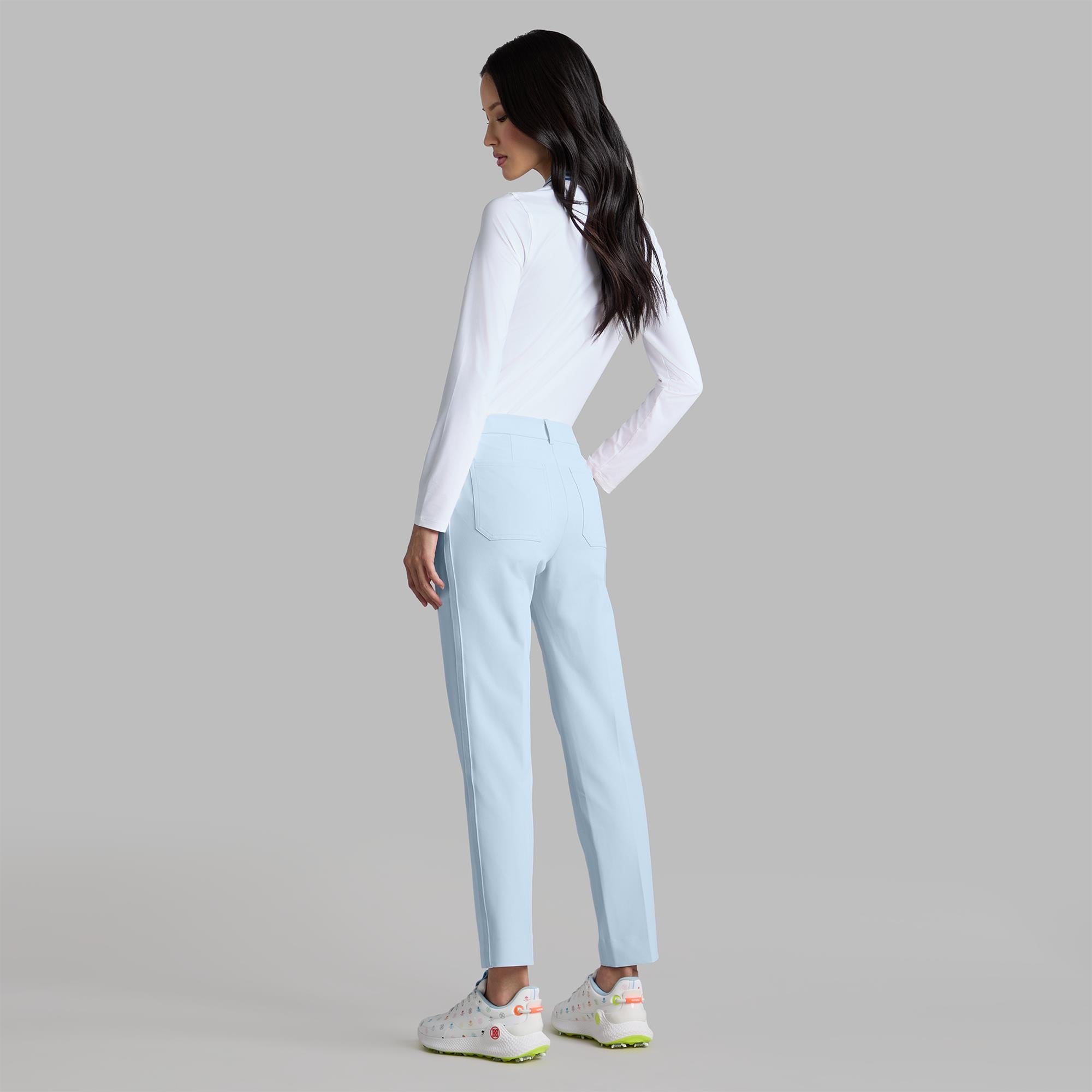 G/FORE Stretch Performance Twill Ladies Golf Trousers Pale Baja