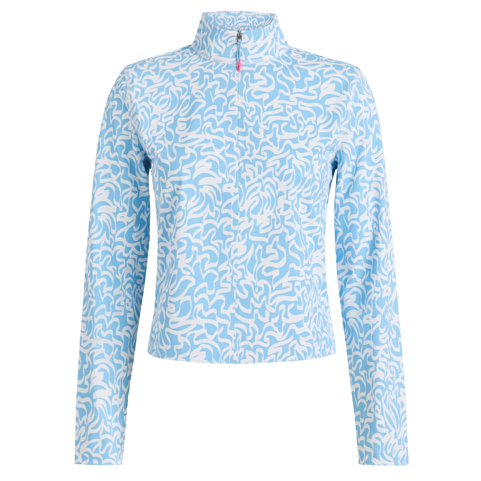 G/FORE Whiteboard Scribble Ladies Golf Mid Layer Baja