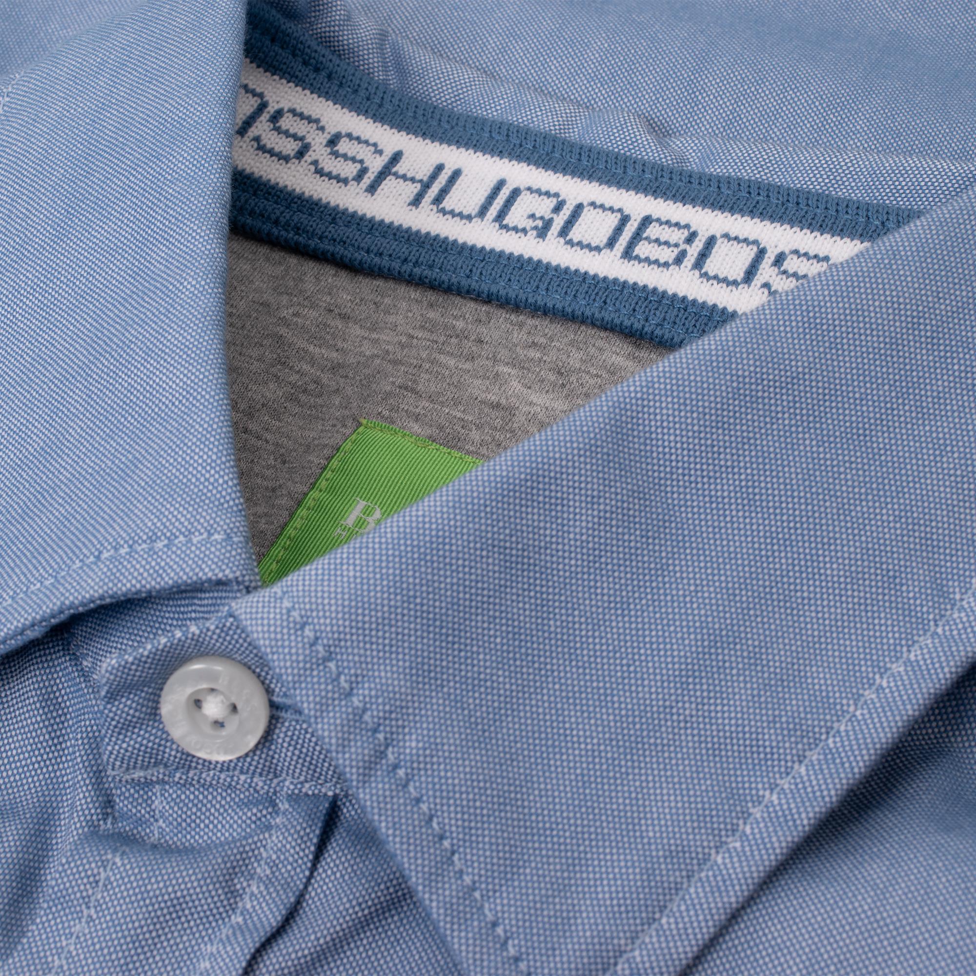 Hugo Boss Byolo Short Sleeve Dress Shirt Blue