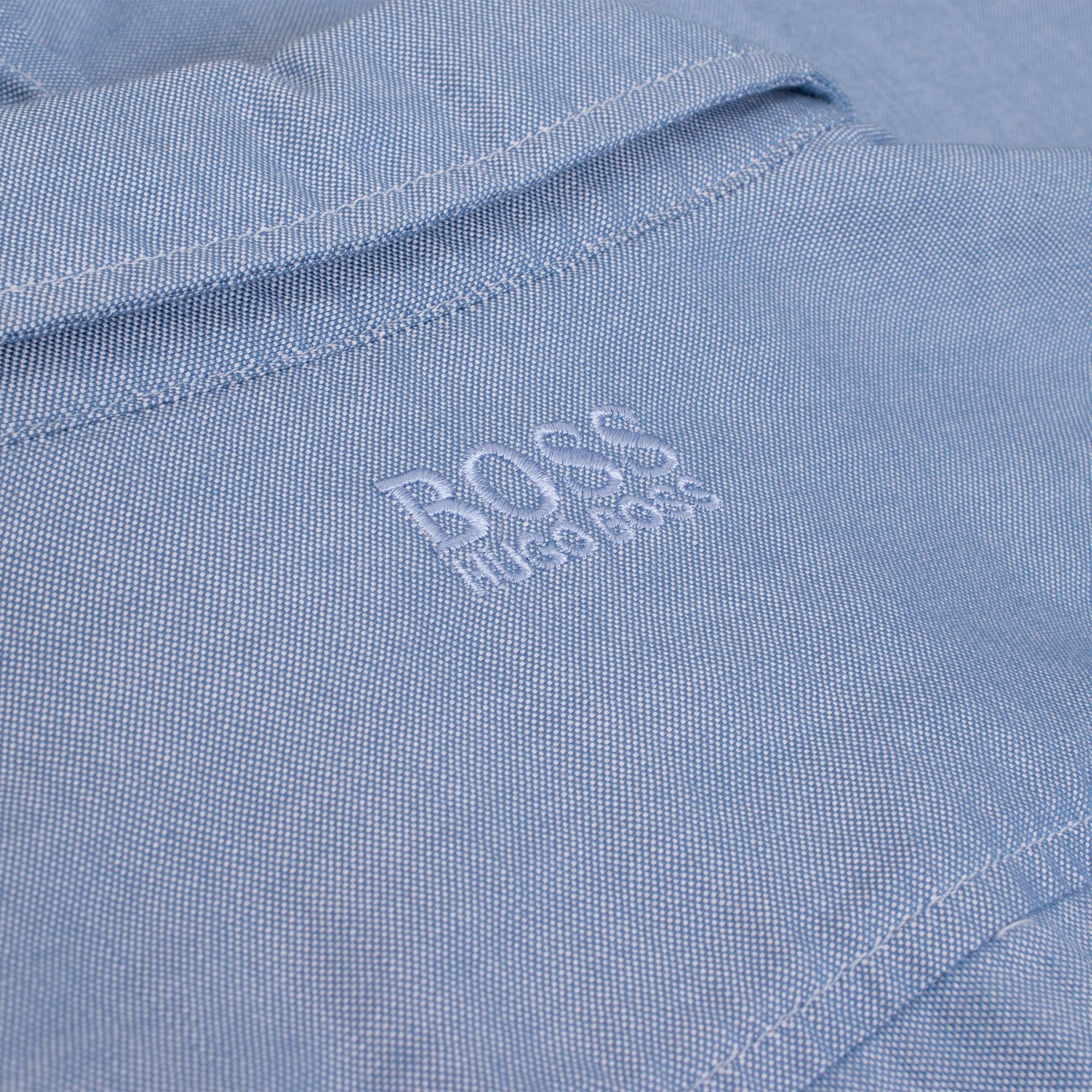 Hugo Boss Byolo Short Sleeve Dress Shirt Blue