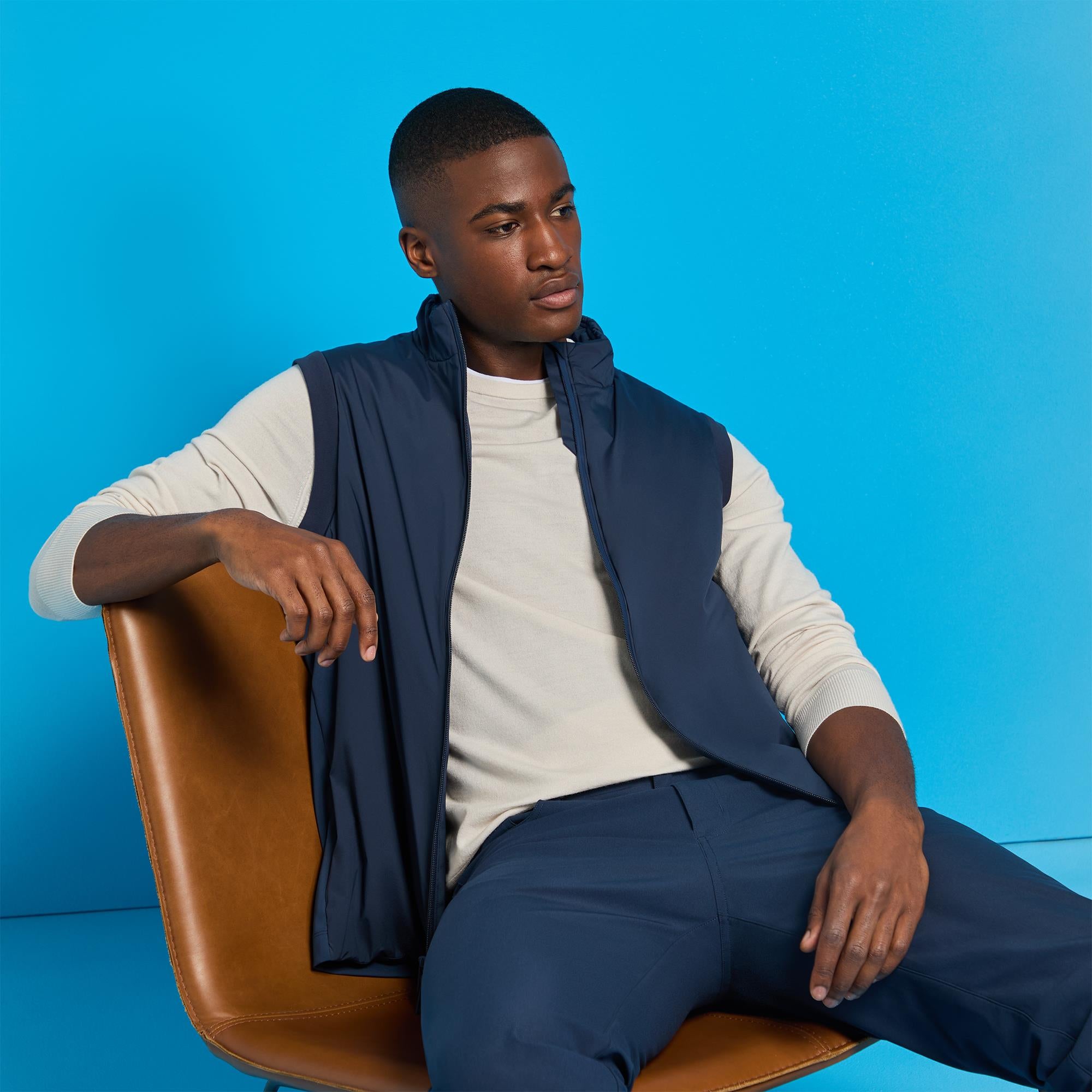 G/FORE Camo Skull & T's Maverick Hybrid Stretch Mens Golf Vest Twilight