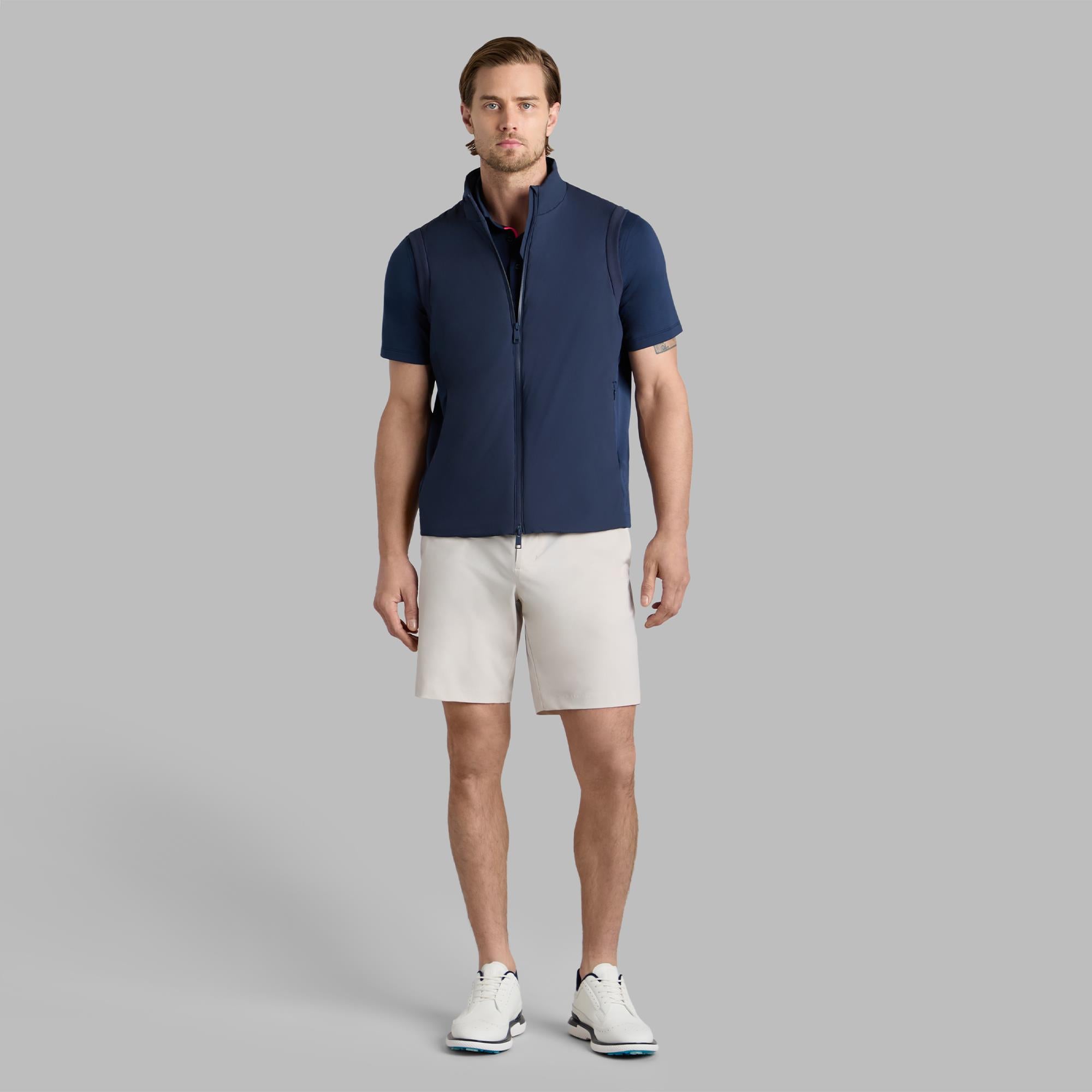 G/FORE Camo Skull & T's Maverick Hybrid Stretch Mens Golf Vest Twilight