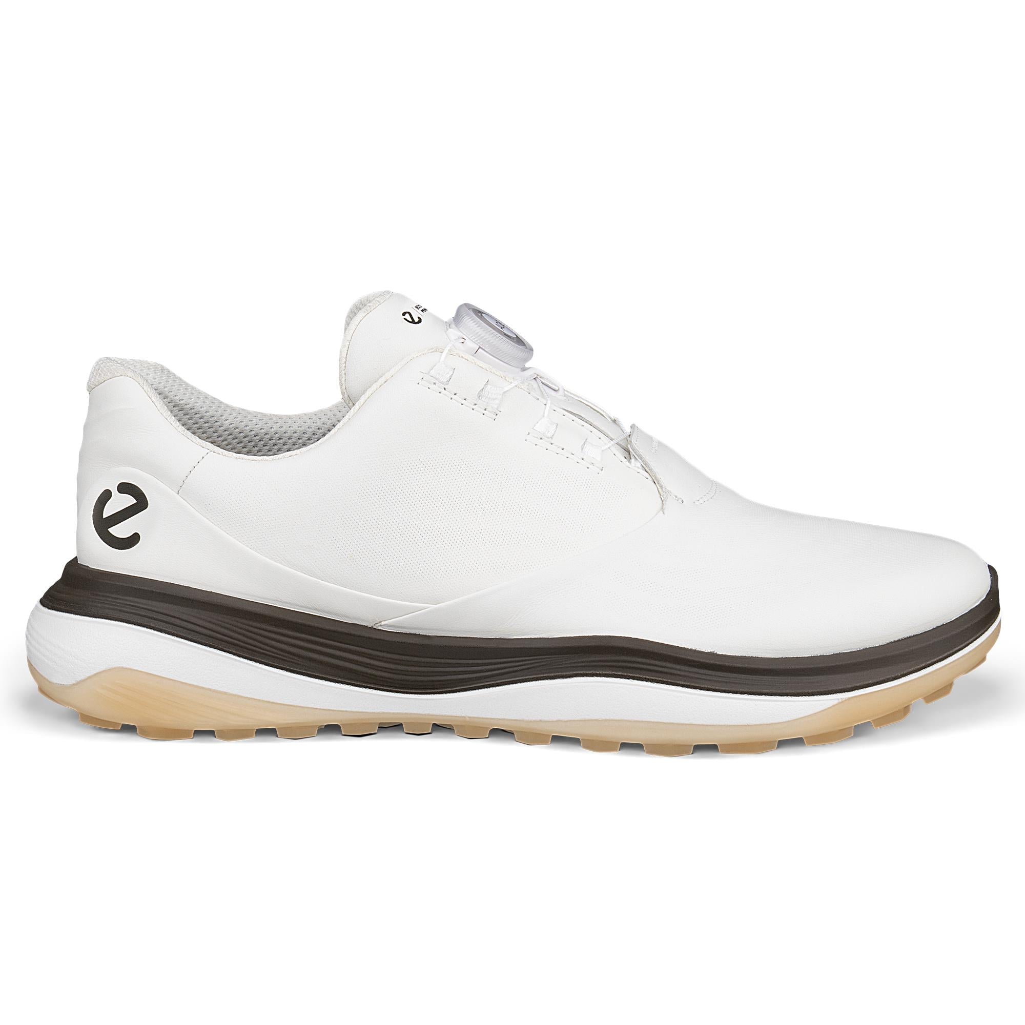 Ecco LT1 BOA Mens Golf Shoes White/Tarmac