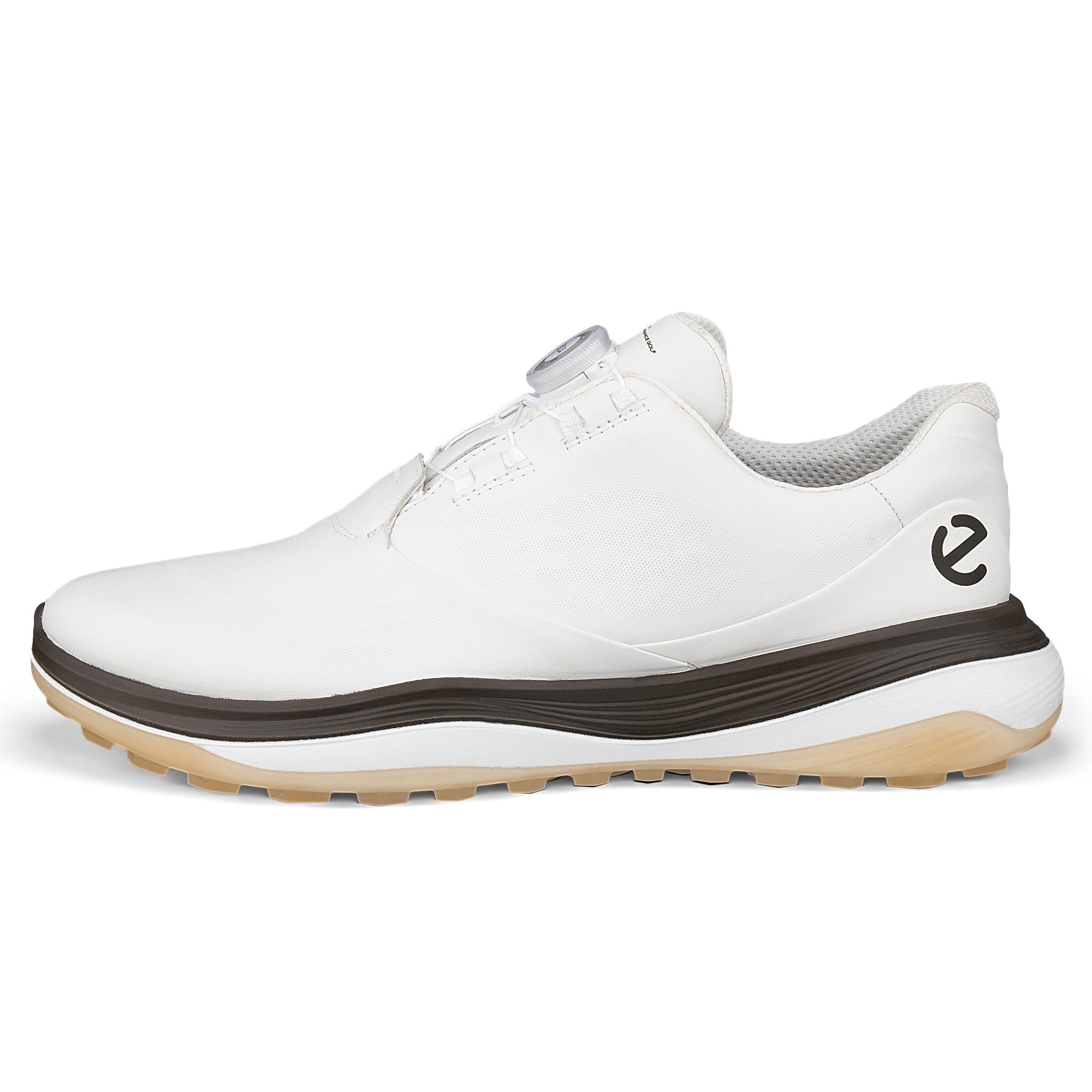 Ecco LT1 BOA Mens Golf Shoes White/Tarmac