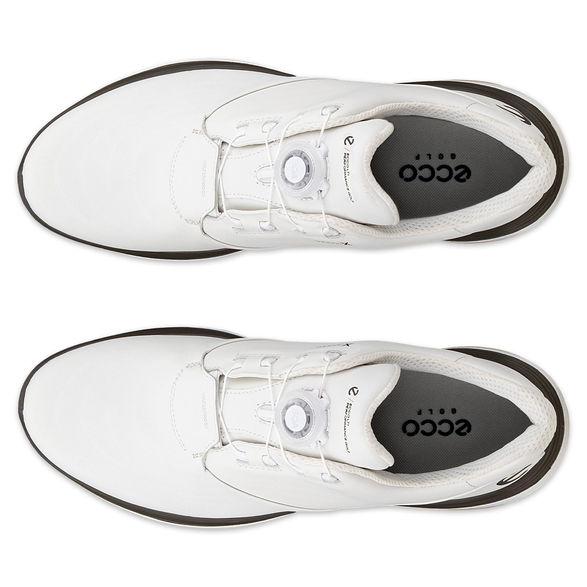Ecco LT1 BOA Mens Golf Shoes White/Tarmac
