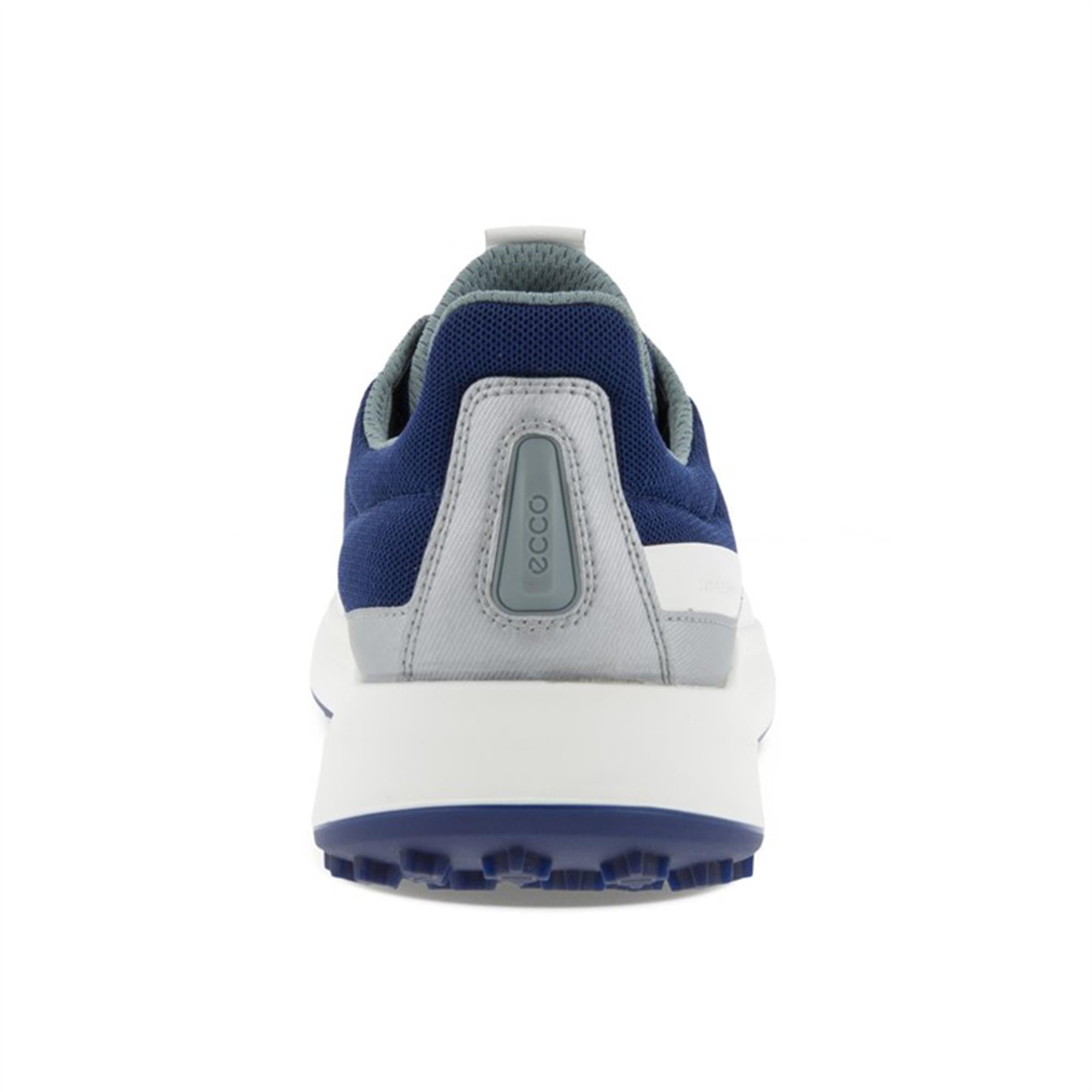 Ecco Core Mens Golf Shoe White/Silver Metallic/Blue Depths