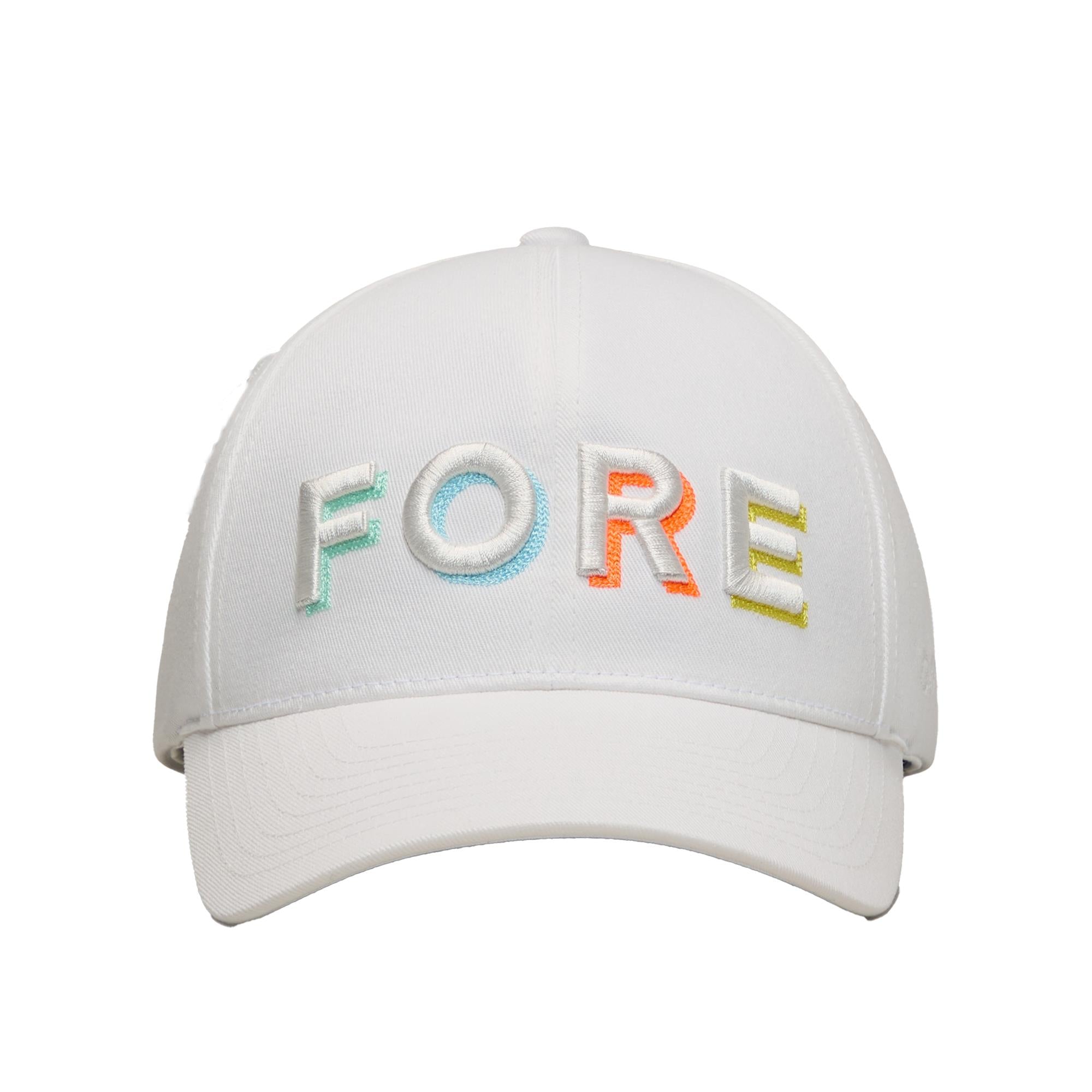 G/FORE FORE Shadow Relaxed Fit Ladies Cap Snow/Multi