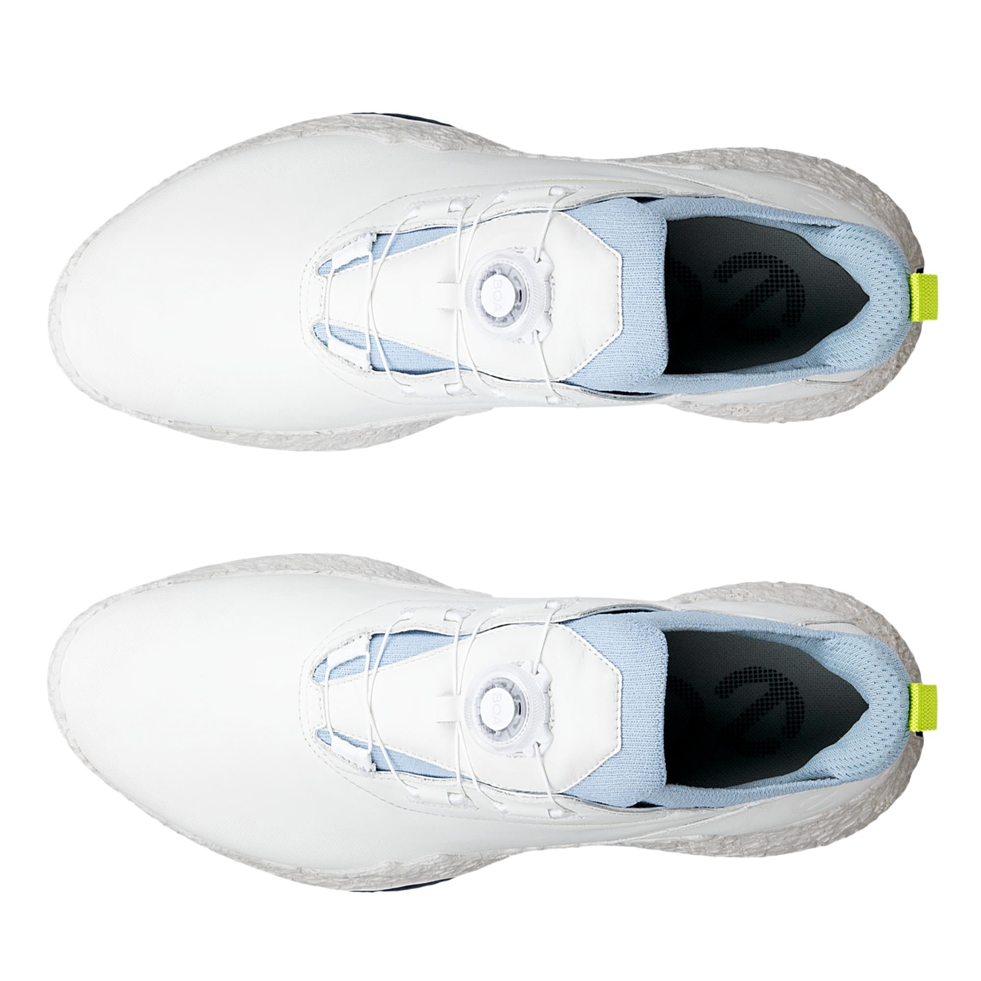 Ecco Biom H5 Hybrid BOA Mens Golf Shoes White/Dusty Blue