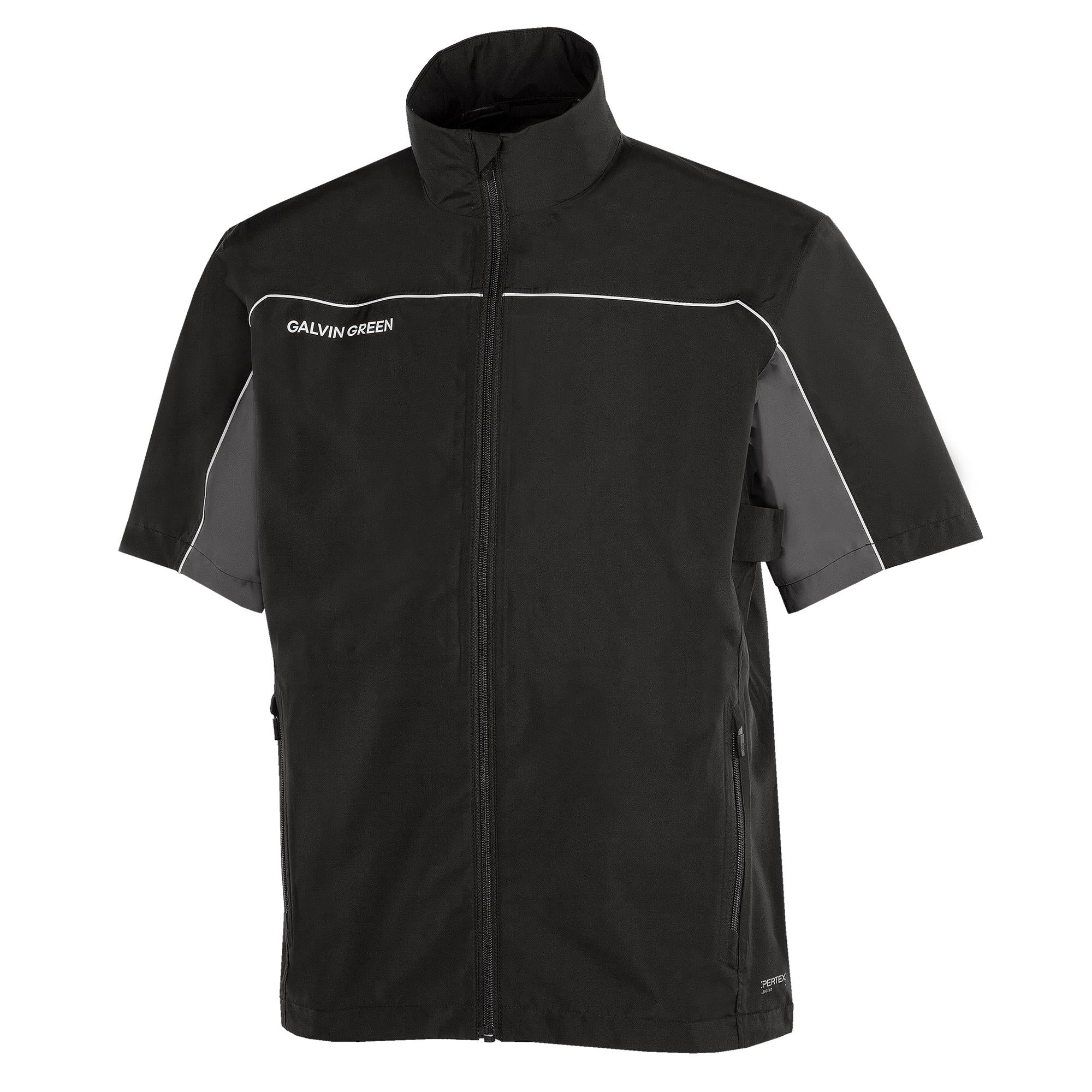 Galvin Green Air Dryvr Pertex Short Sleeve Mens Waterproof Jacket Black/Forged Iron