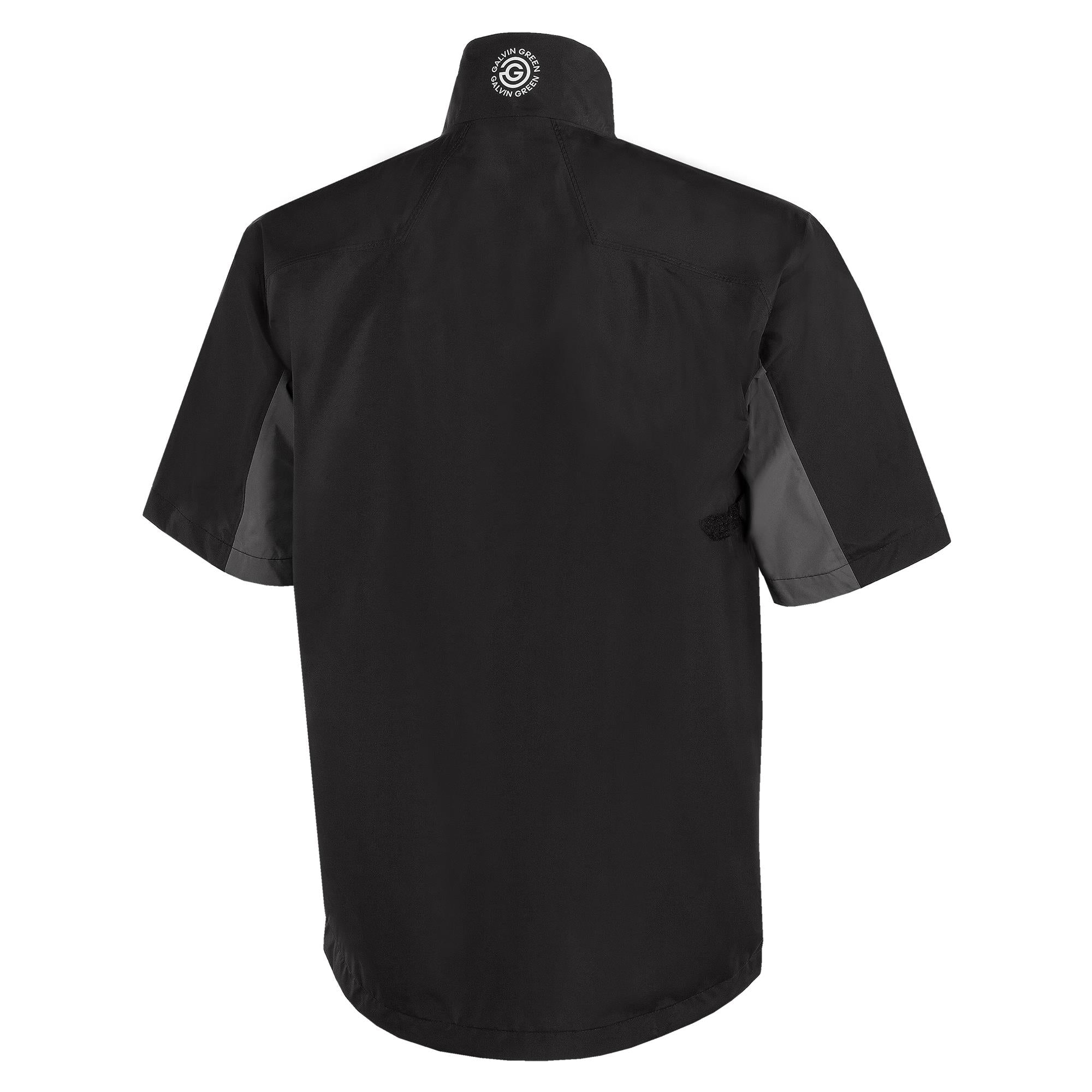 Galvin Green Air Dryvr Pertex Short Sleeve Mens Waterproof Jacket Black/Forged Iron