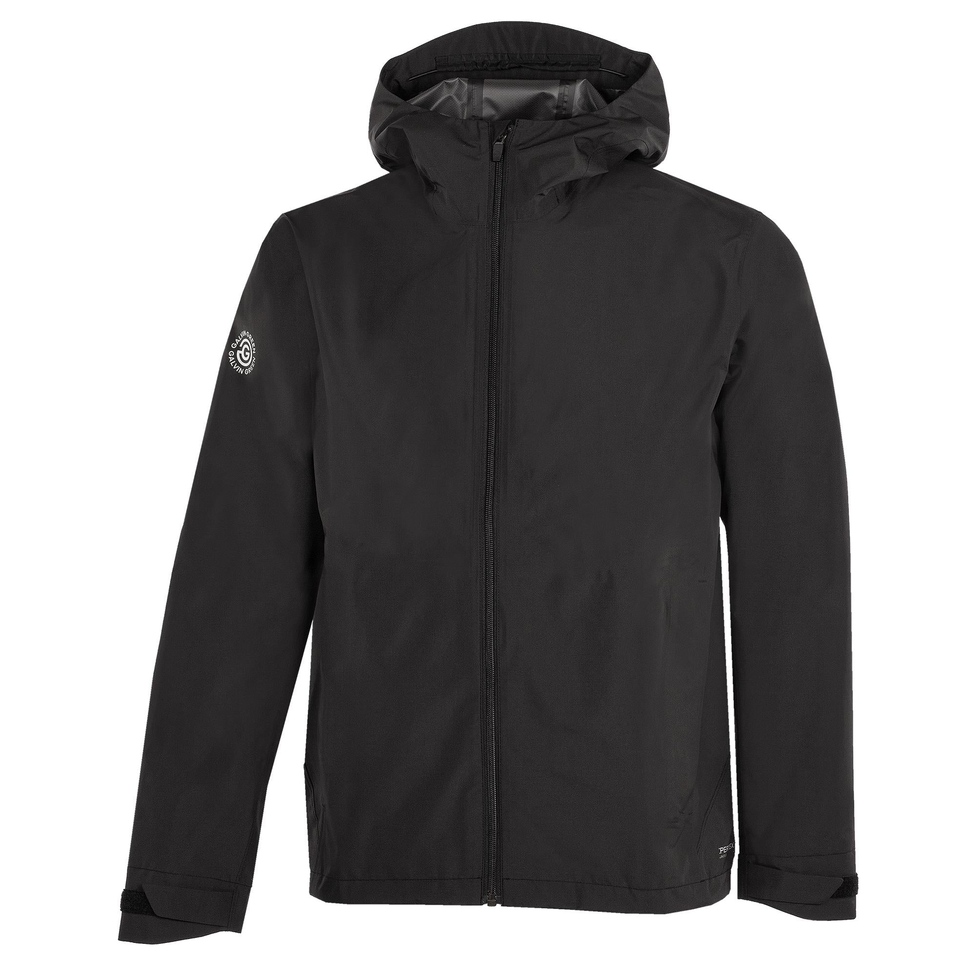 Galvin Green Akron Dryvr Pertex Mens Waterproof Golf Jacket Black