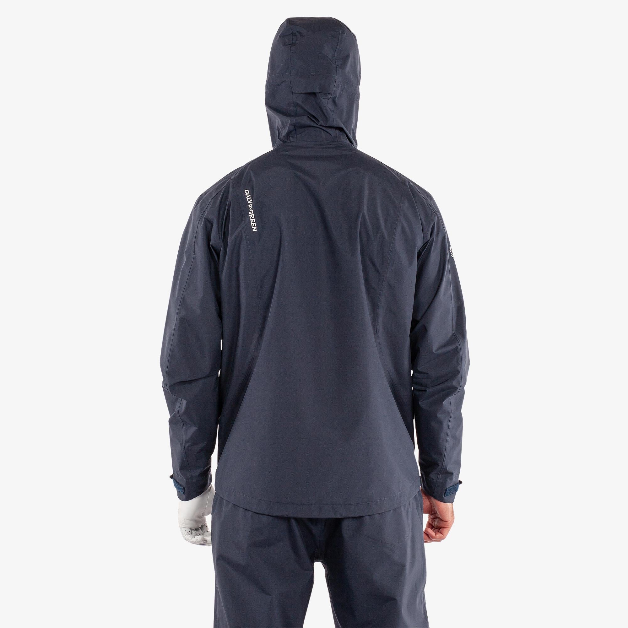 Galvin Green Akron Dryvr Pertex Mens Waterproof Golf Jacket Navy