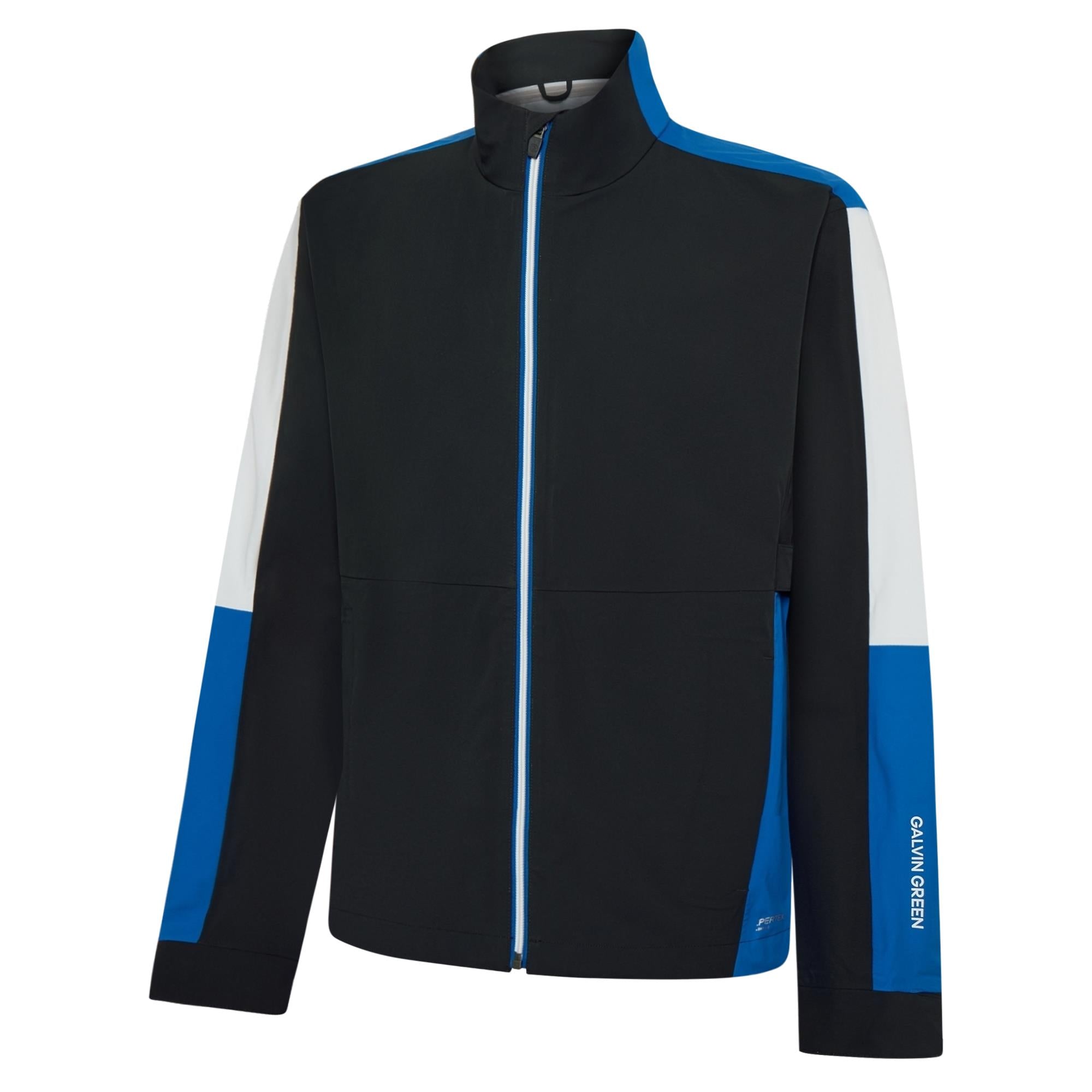 Galvin Green Arlo Dryvr Pertex Mens Waterproof Jacket Black/Royal Blue