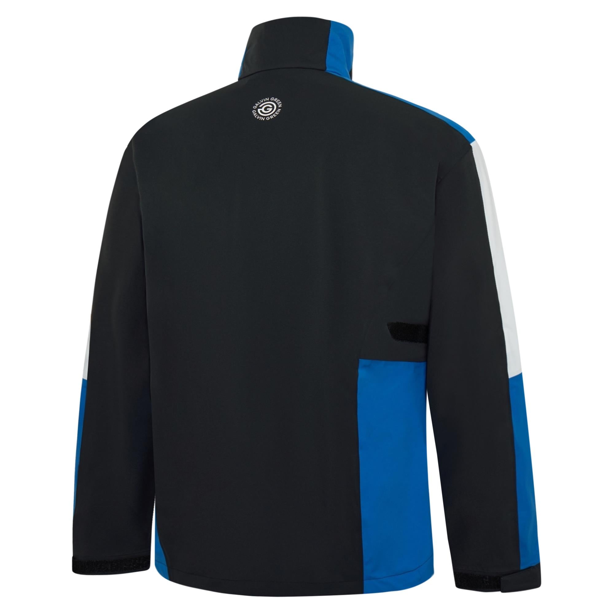 Galvin Green Arlo Dryvr Pertex Mens Waterproof Jacket Black/Royal Blue