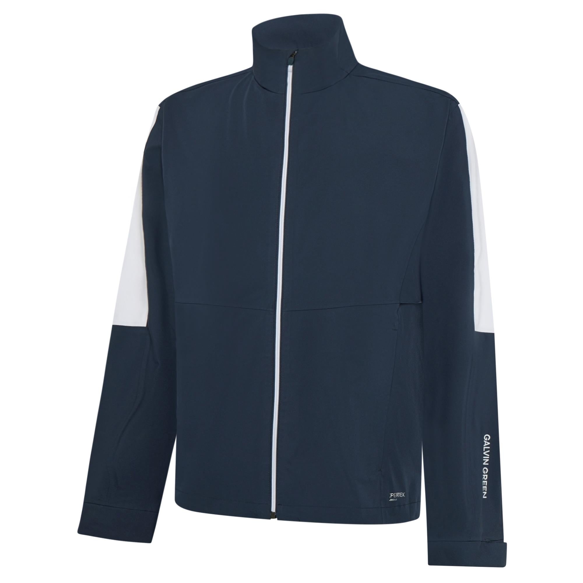 Galvin Green Arlo Dryvr Pertex Mens Waterproof Jacket Navy/White