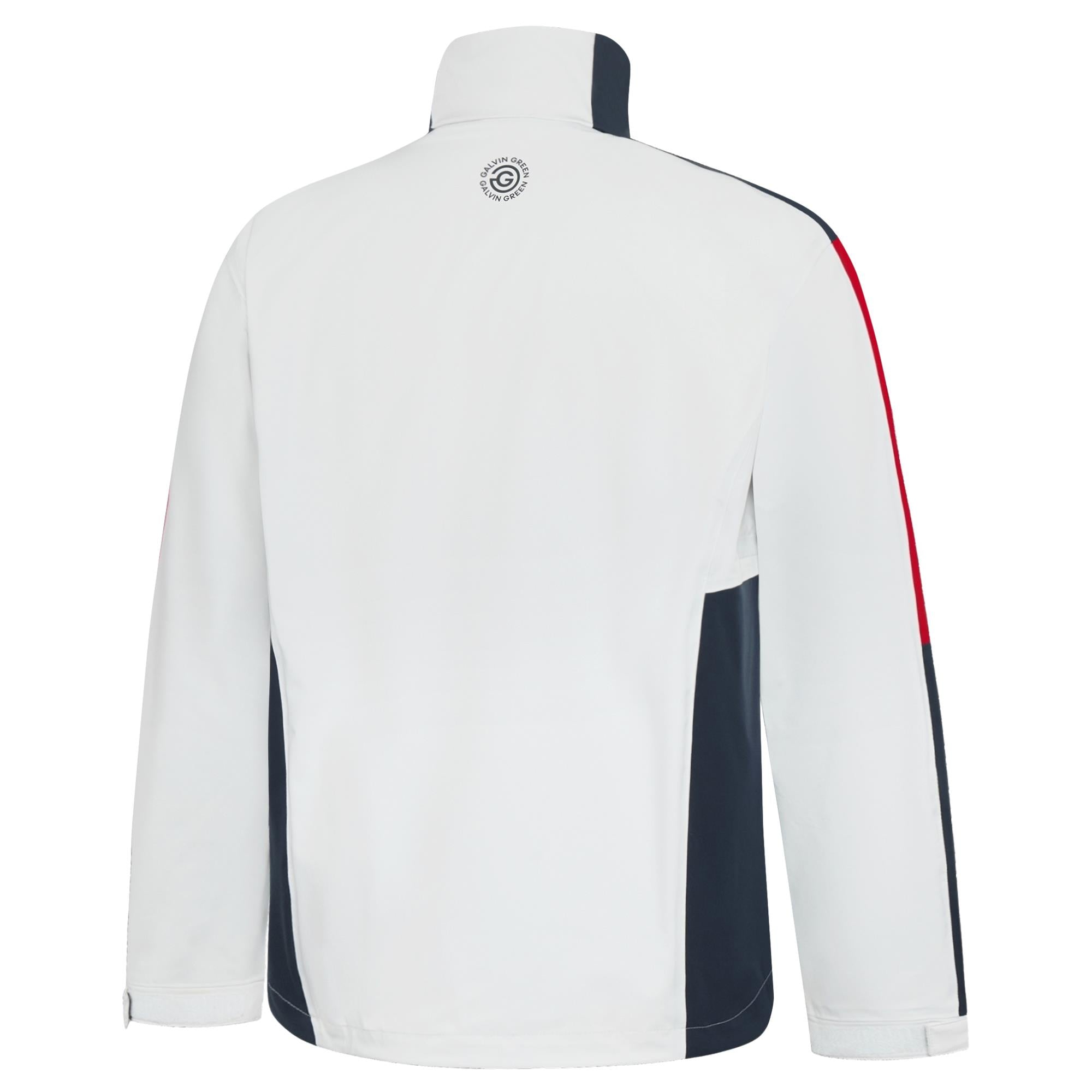 Galvin Green Arlo Dryvr Pertex Mens Waterproof Jacket White/Red