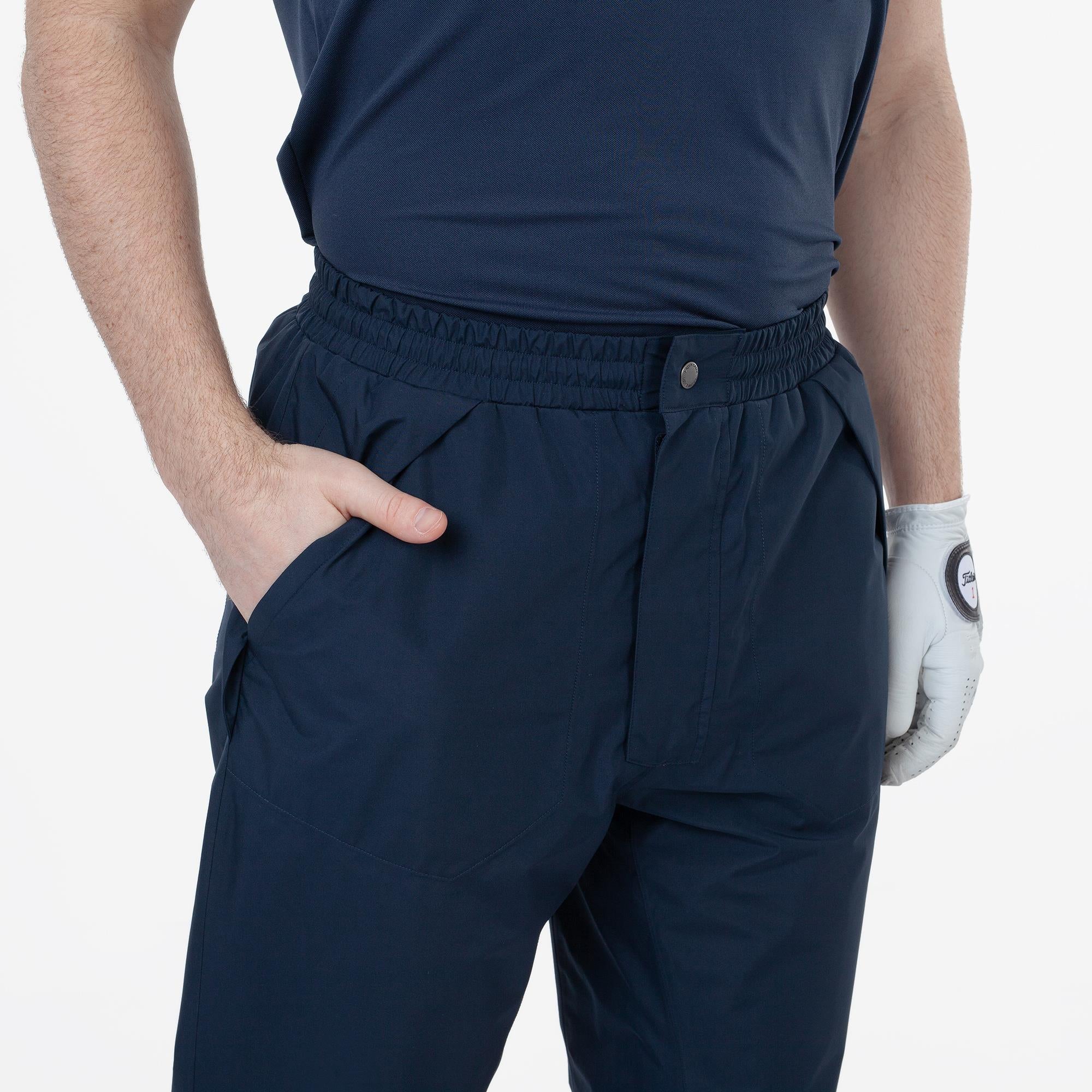 Galvin Green Aron Dryvr Gore-Tex Mens Waterproof Golf Trousers Navy