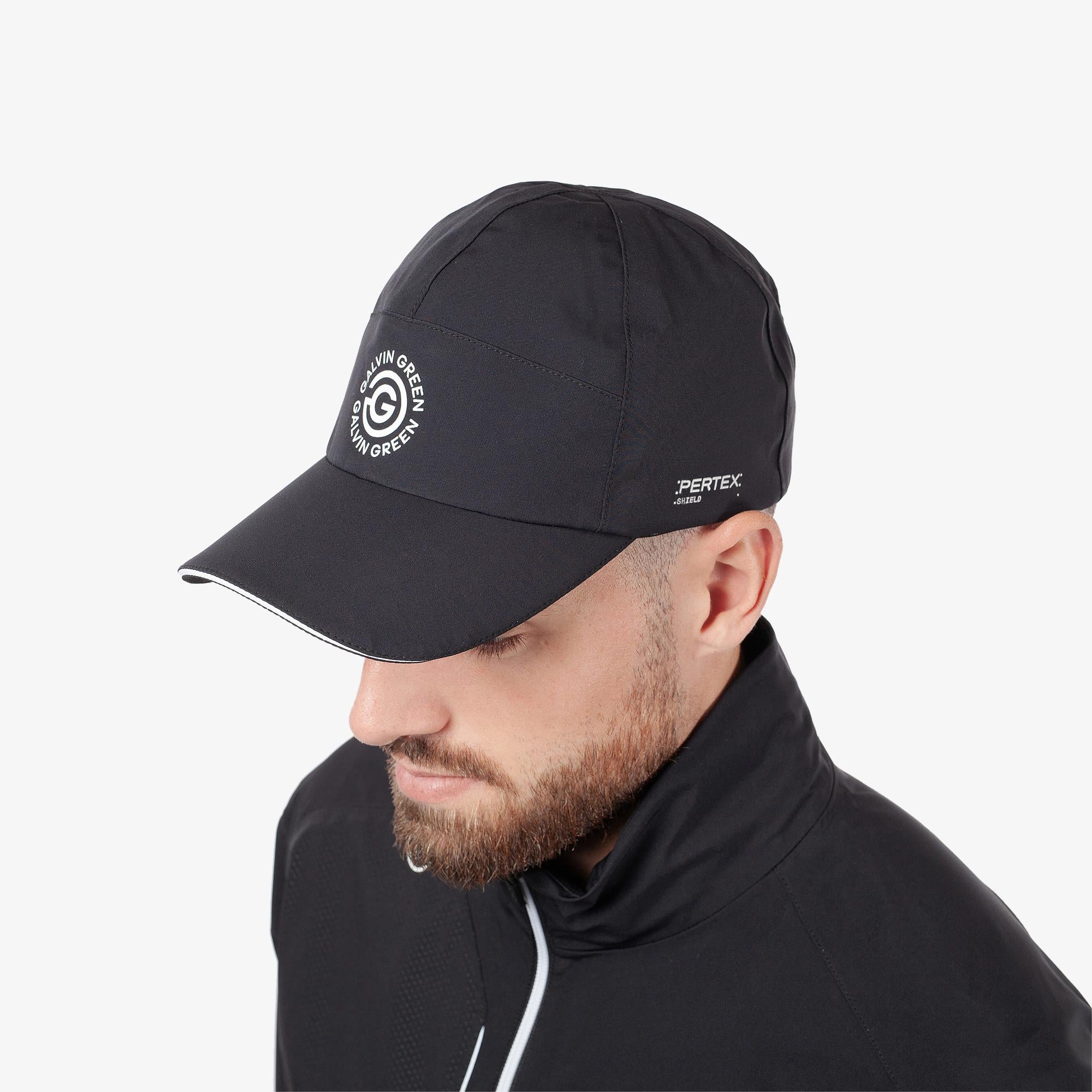 Galvin Green Atlas Dryvr Pertex Waterproof Cap Black