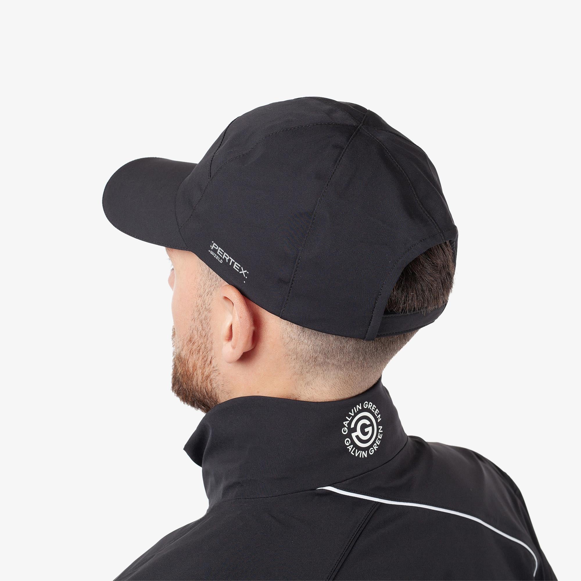 Galvin Green Atlas Dryvr Pertex Waterproof Cap Black