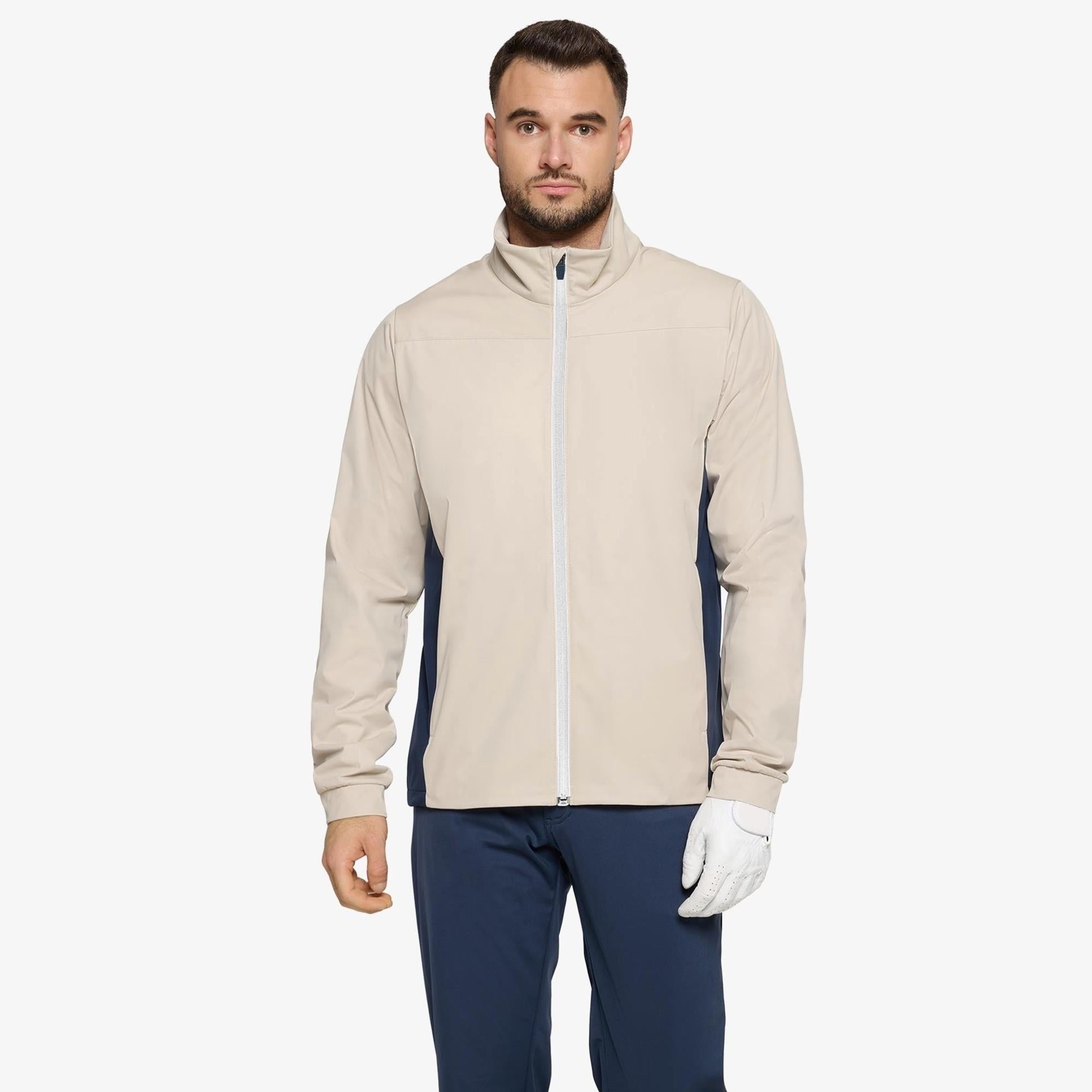 Galvin Green Lloyd Interface-1 Mens Golf Windstopper Sand/Navy/White