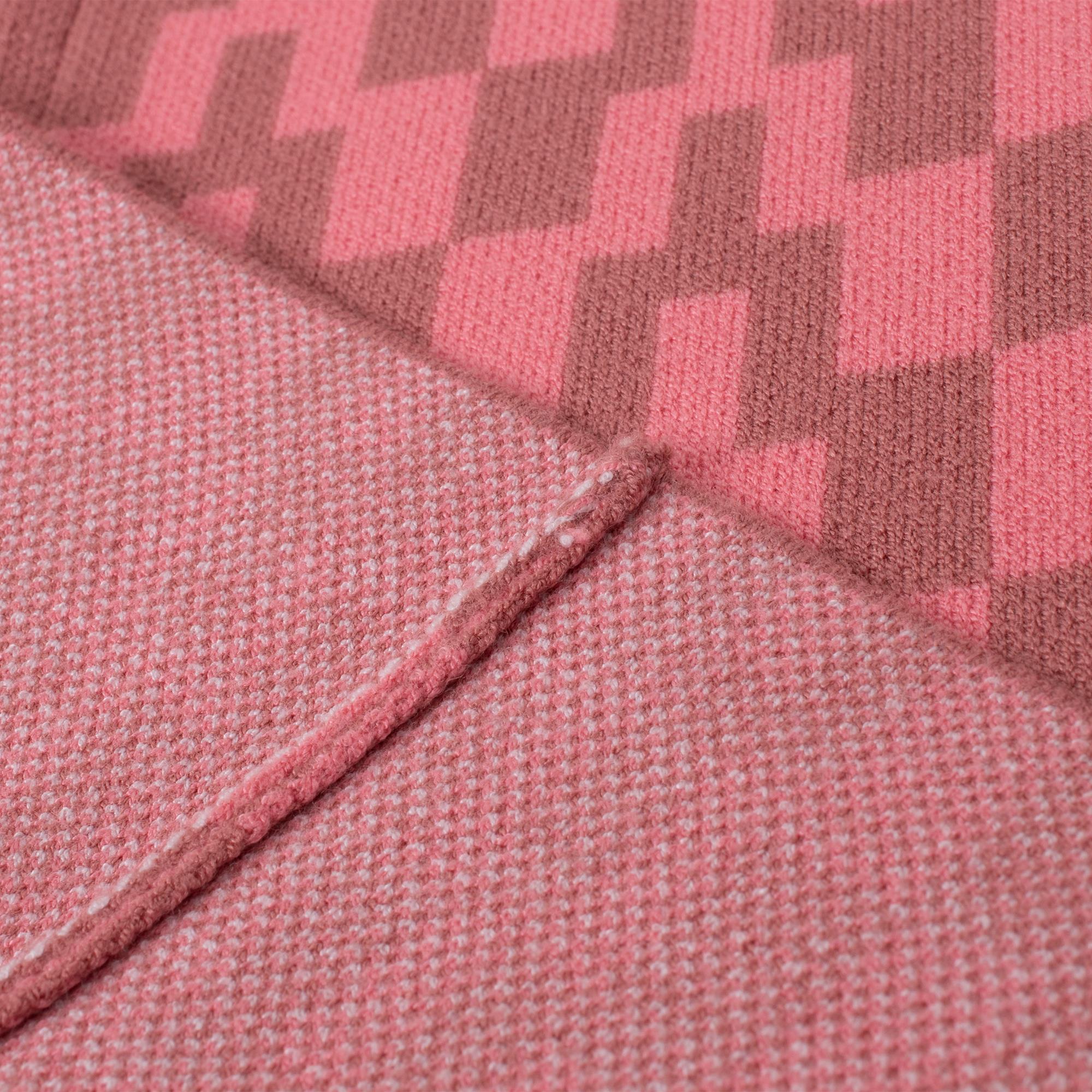 J Lindeberg Kera Knitted Jacquard Ladies Pant Bridge Stack Rose M