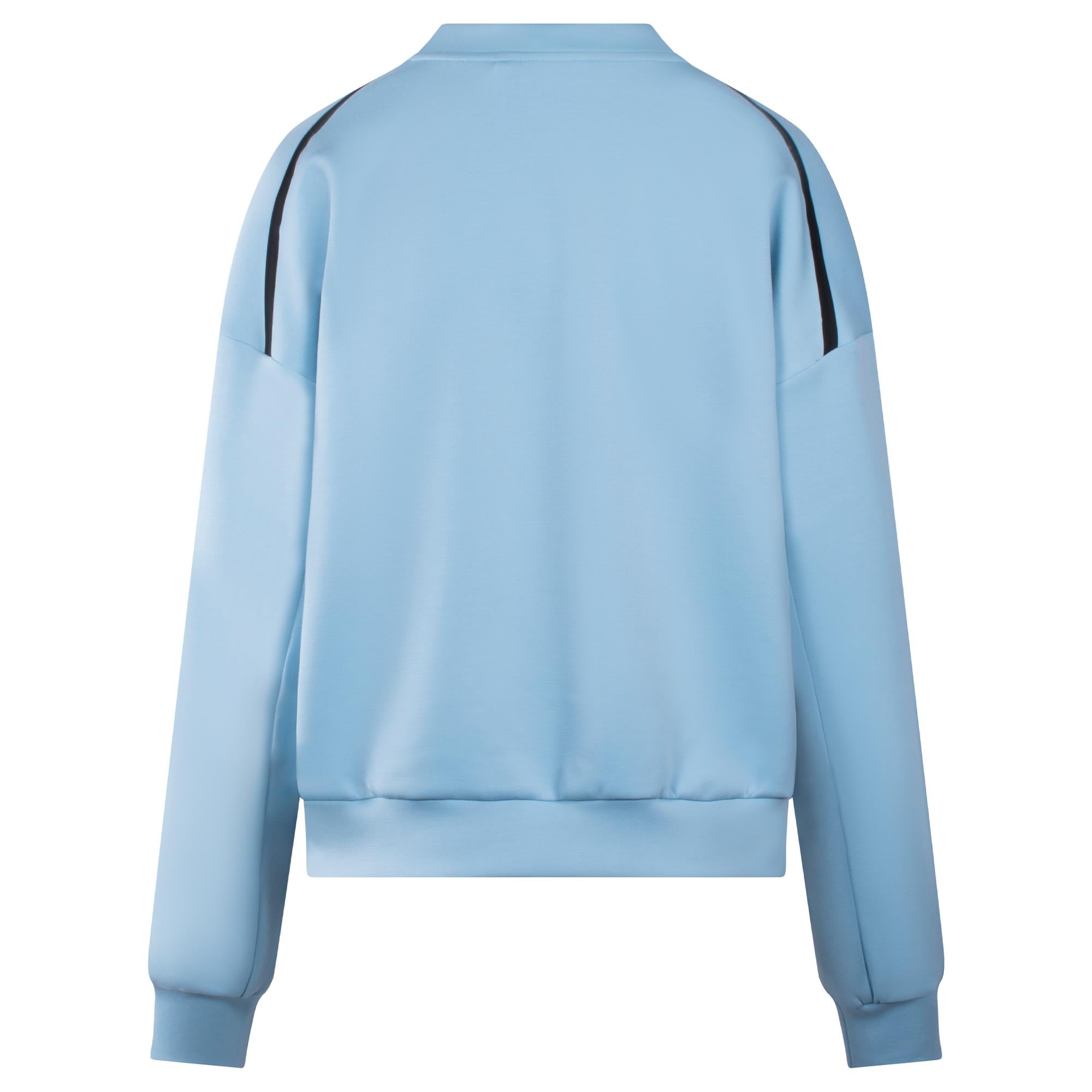 J Lindeberg Aura Ladies Crew Neck Sweater Forget-Me-Not Blue