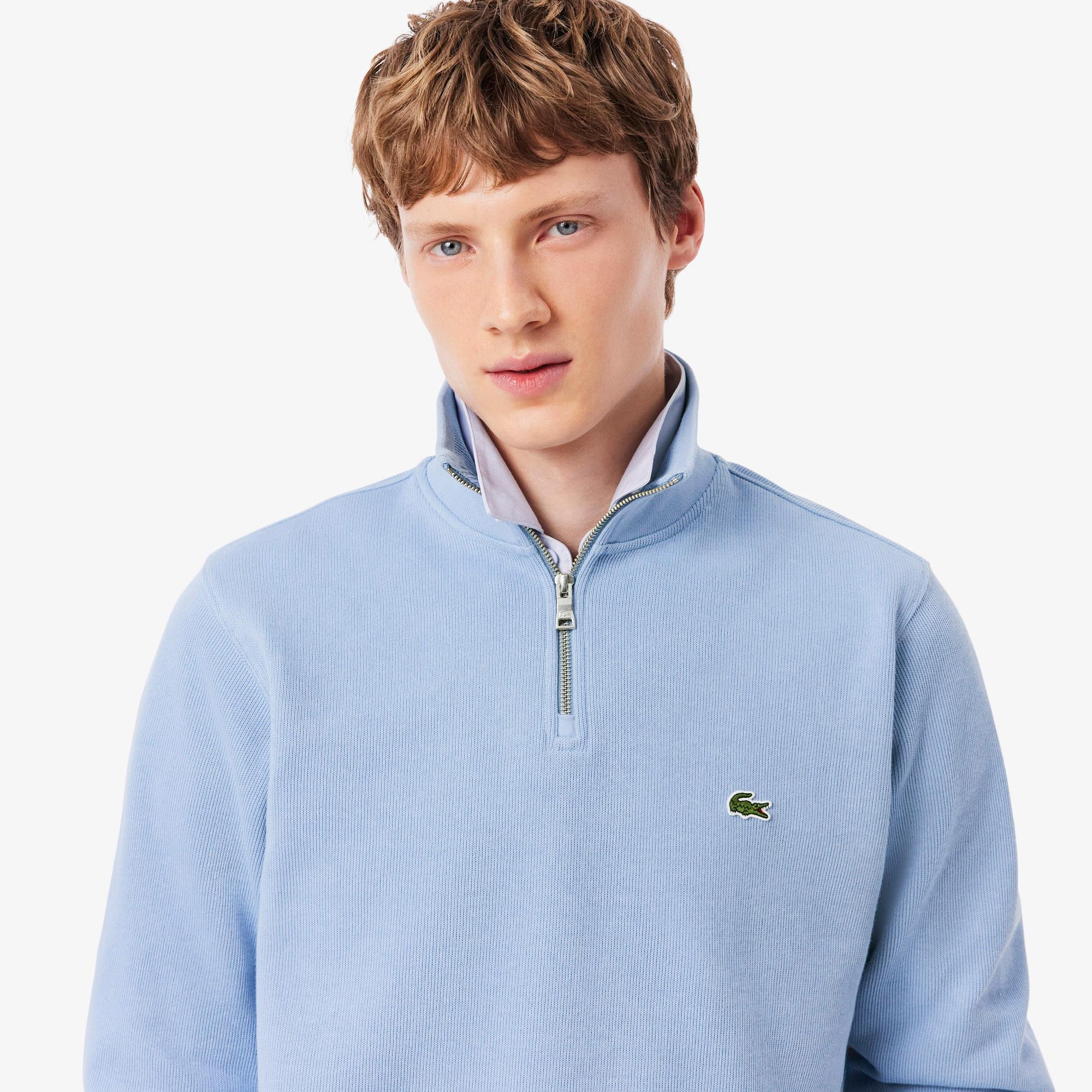 Mens Lacoste Regular Fit Zipped Neck Sweater Aphylla