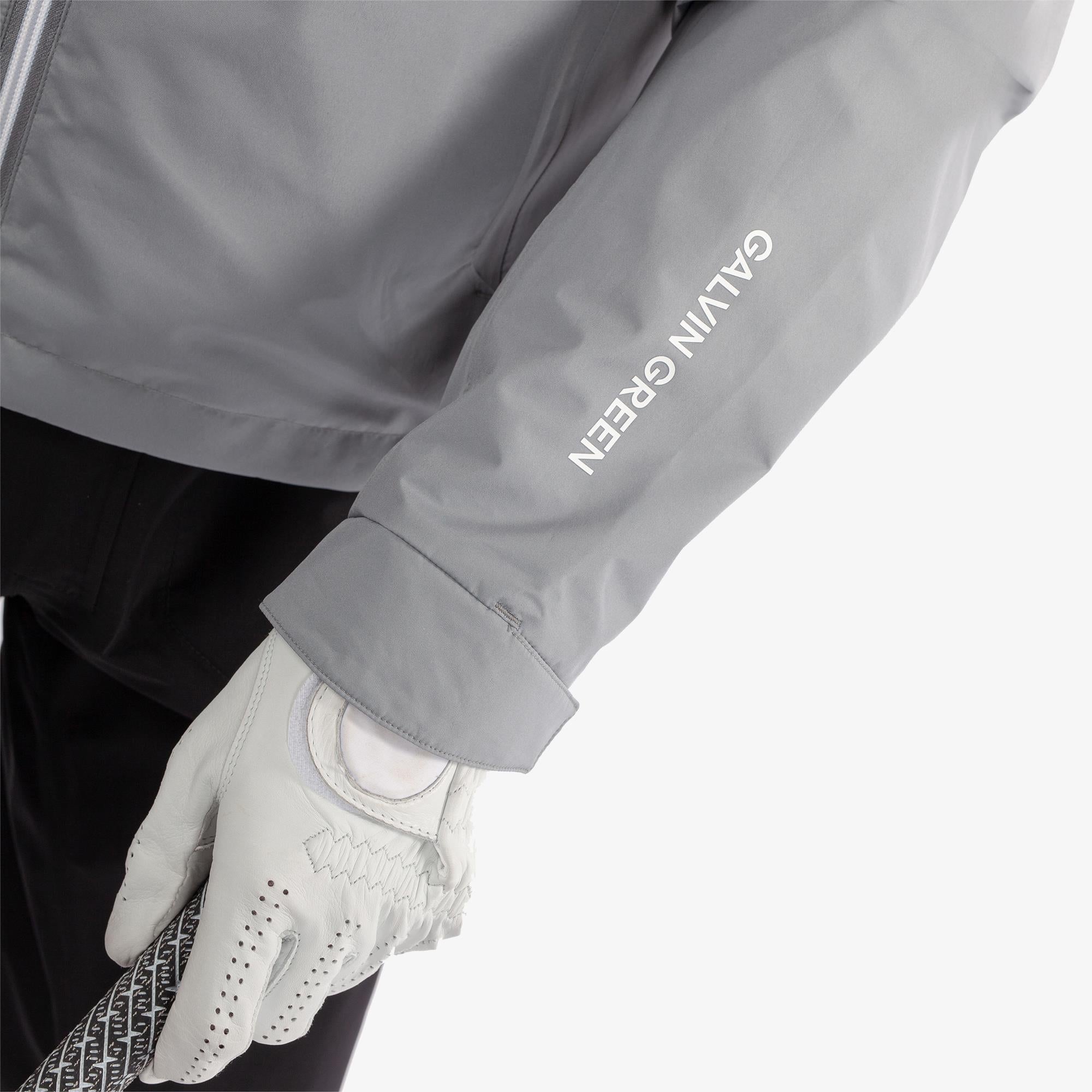 Galvin Green Anton Gore-Tex Mens Waterproof Golf Jacket Sharkskin/Black